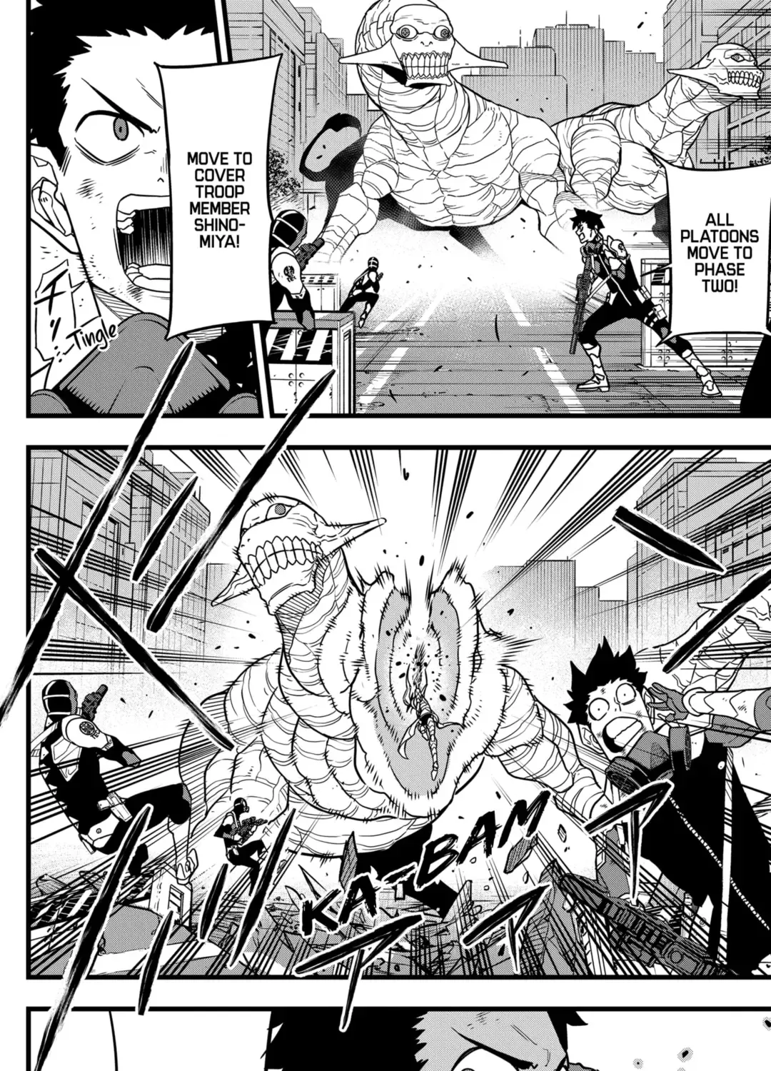 Read Kaiju No. 8 chapter 72 image 22 on Lezhin