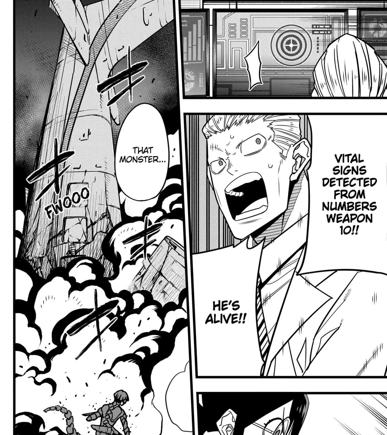 Read Kaiju No. 8 chapter 73 image 42 on Lezhin