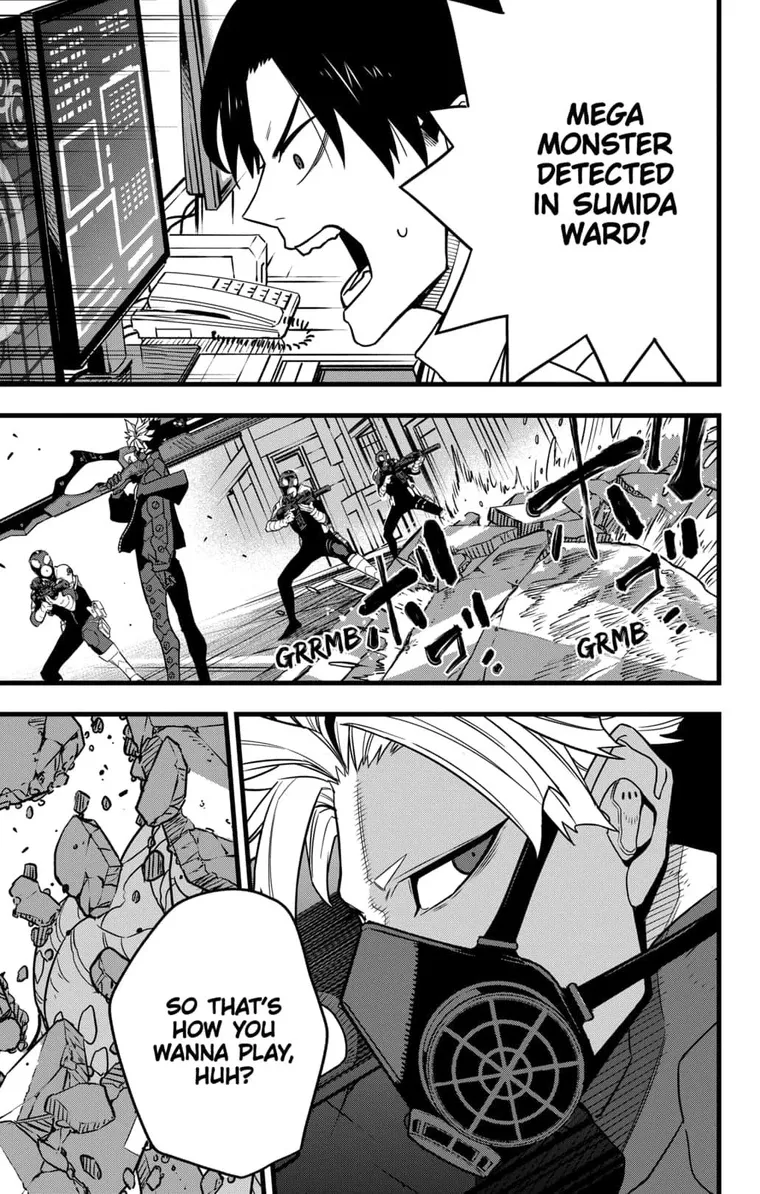 Read Kaiju No. 8 chapter 76 image 17 on Lezhin
