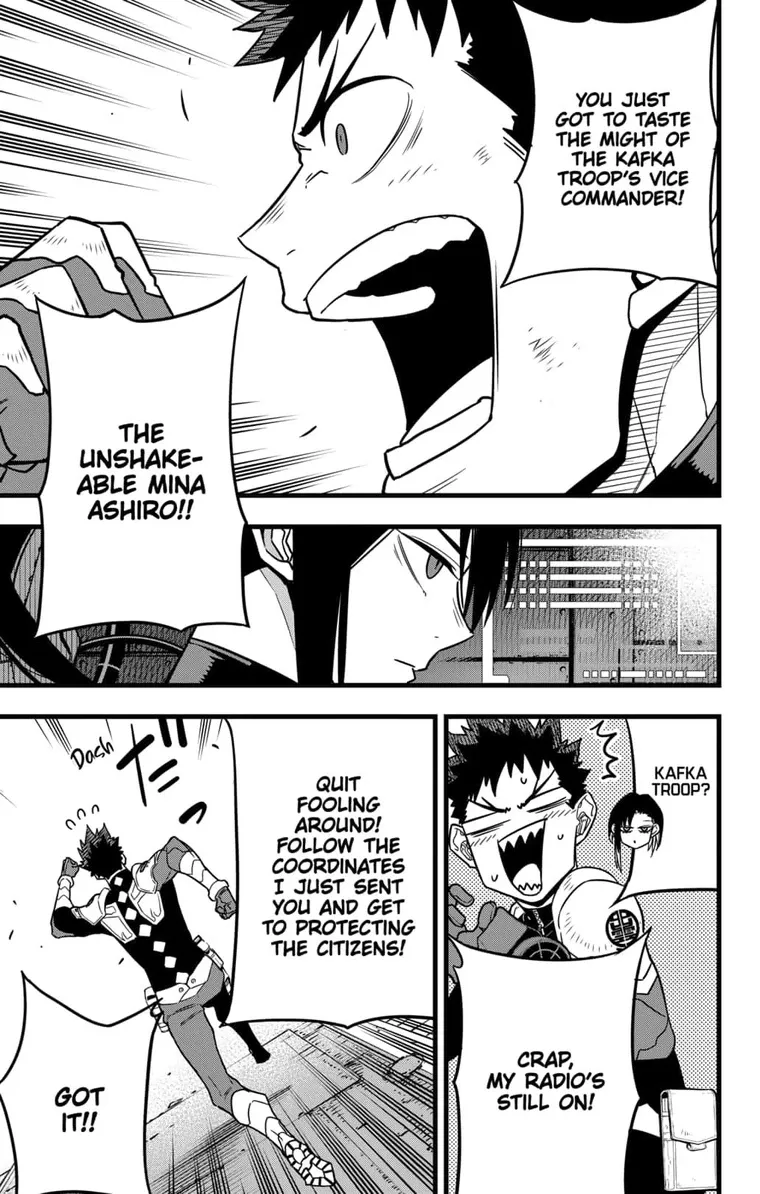 Read Kaiju No. 8 chapter 76 image 9 on Lezhin