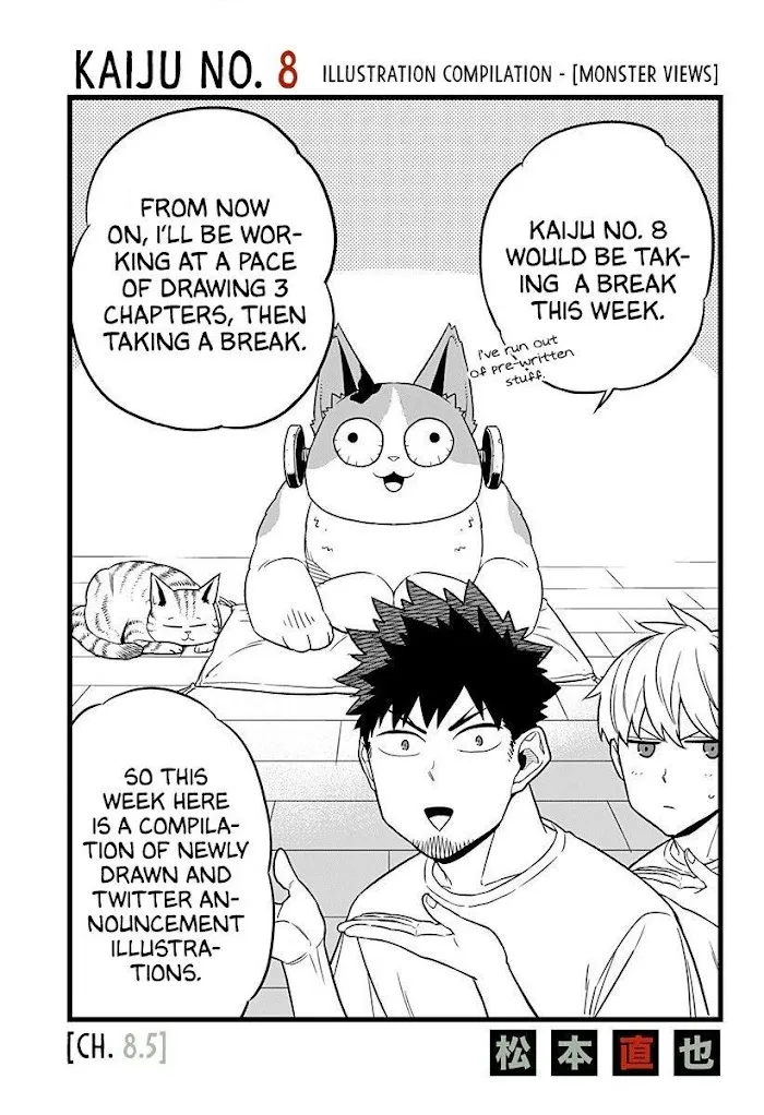 Read Kaiju No. 8 chapter 8.5 image 1 on Lezhin