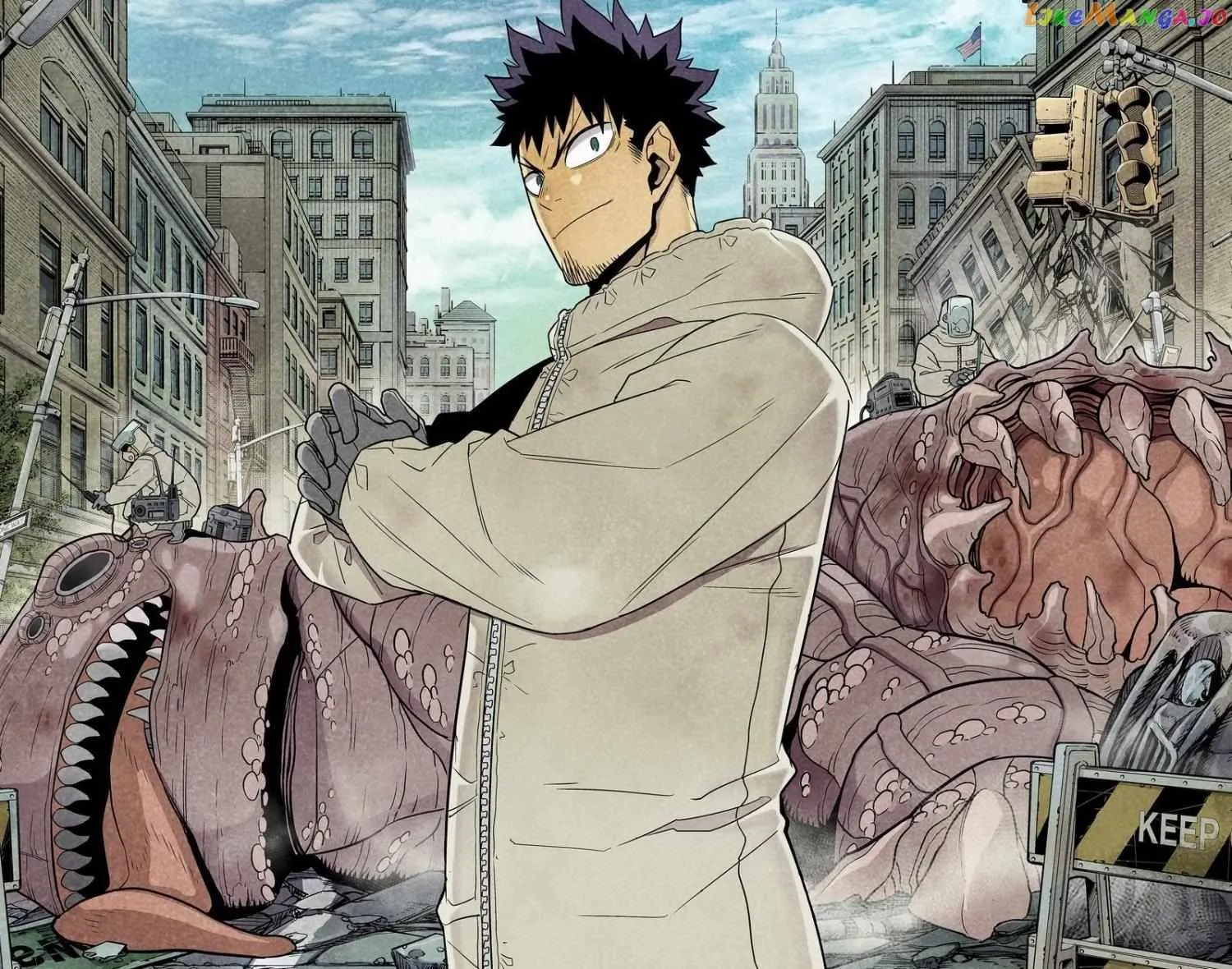 Read Kaiju No. 8 chapter 97.5 image 4 on Lezhin