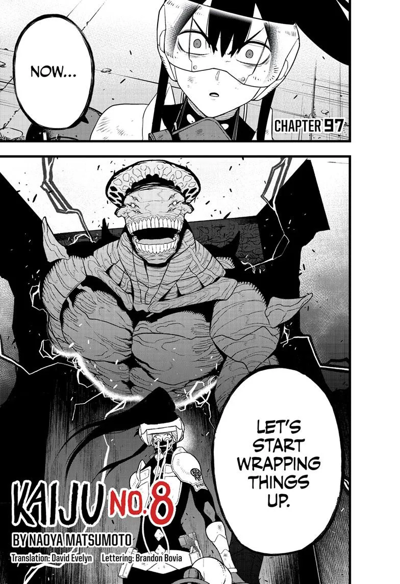 Read Kaiju No. 8 chapter 97 image 1 on Lezhin