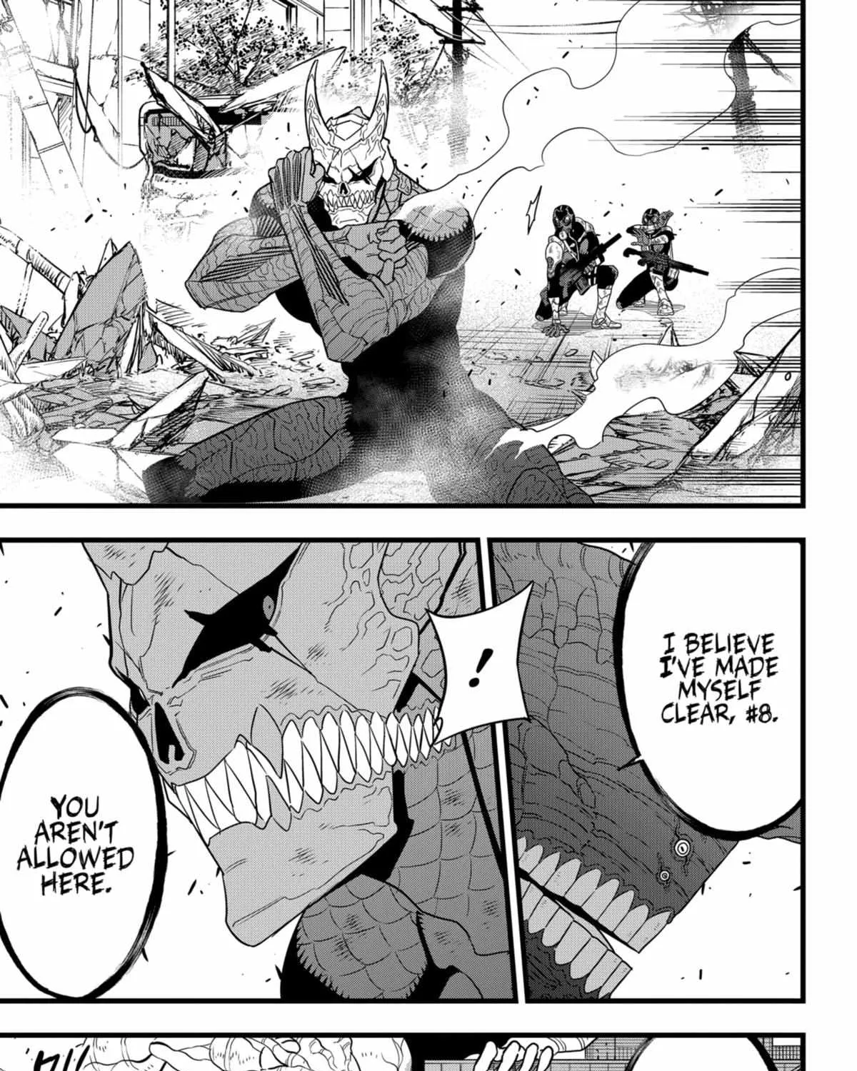 Read Kaiju No. 8 chapter 98 image 4 on Lezhin