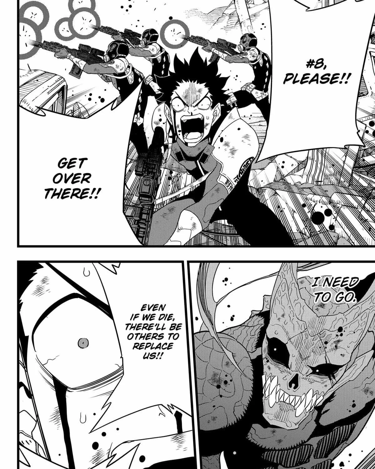 Read Kaiju No. 8 chapter 99 image 27 on Lezhin