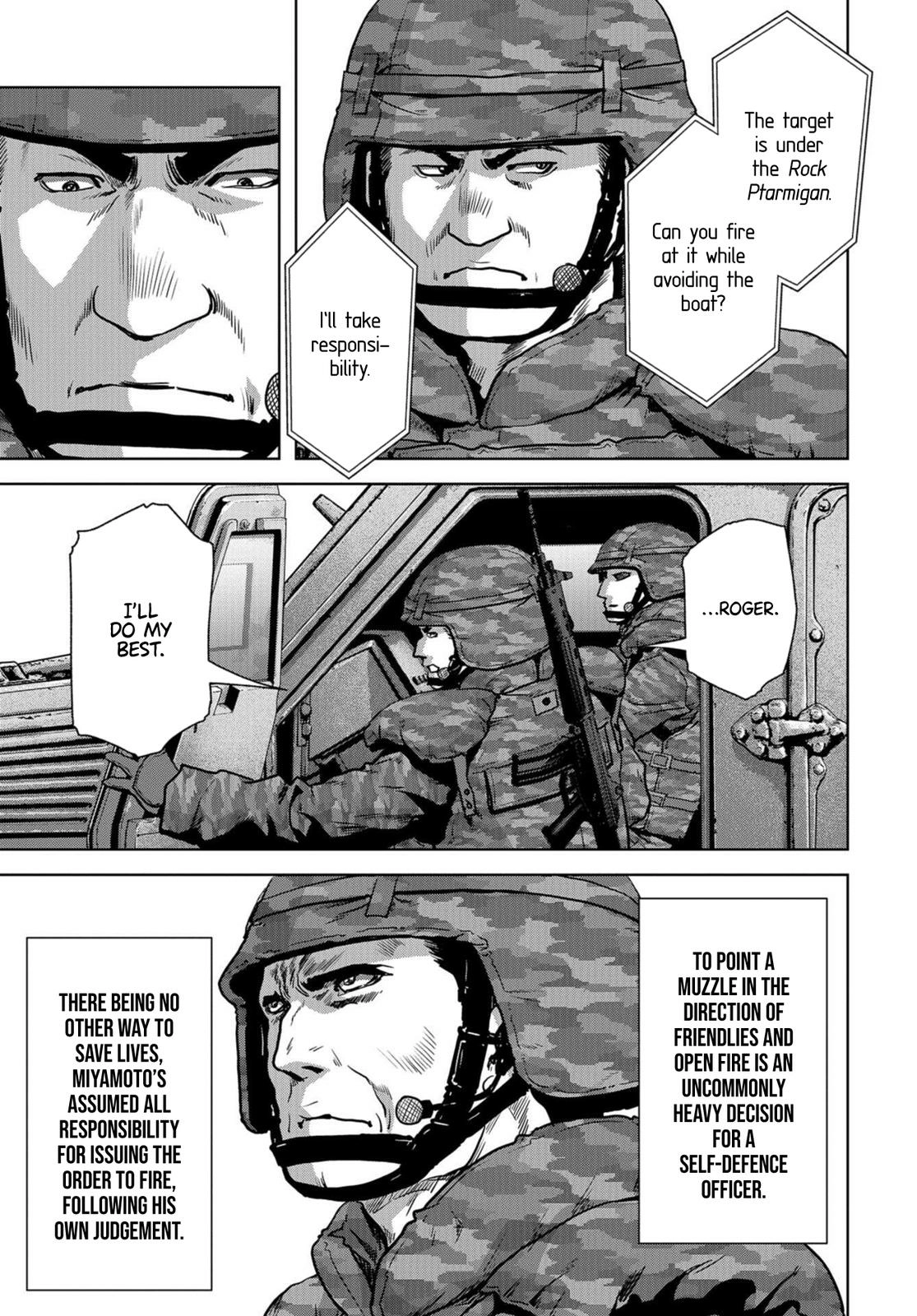 Read Kaijuu Jieitai chapter 15 image 57 on Lezhin