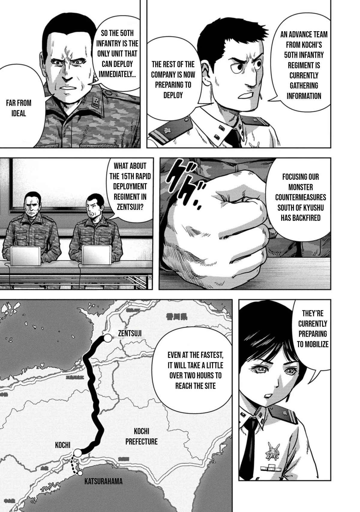 Read Kaijuu Jieitai chapter 32 image 23 on Lezhin