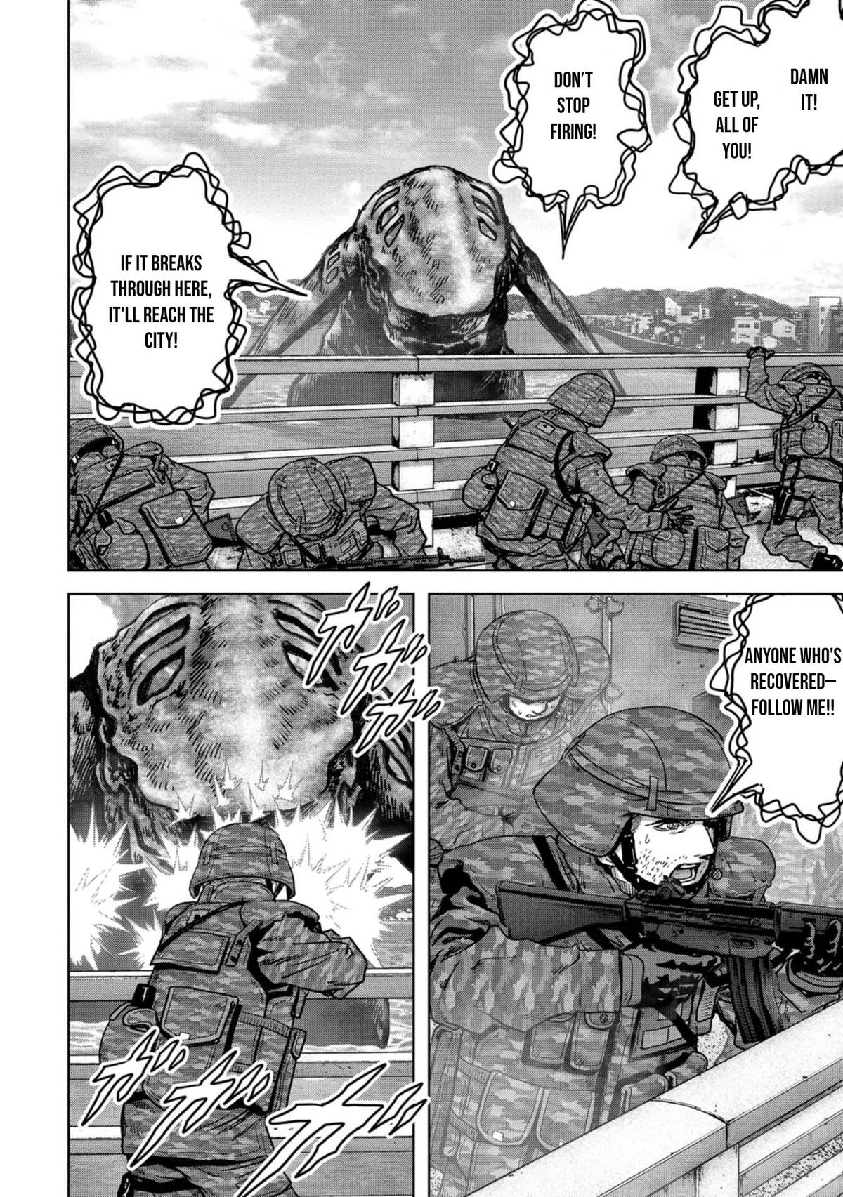 Read Kaijuu Jieitai chapter 33 image 56 on Lezhin
