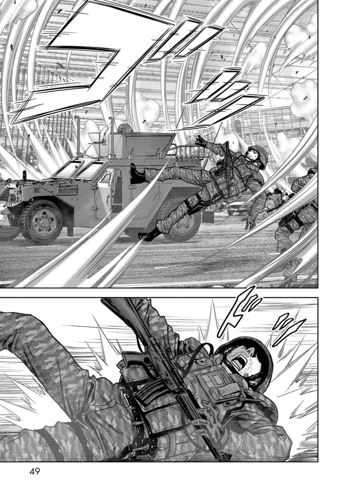 Read Kaijuu Jieitai chapter 34 image 51 on Lezhin