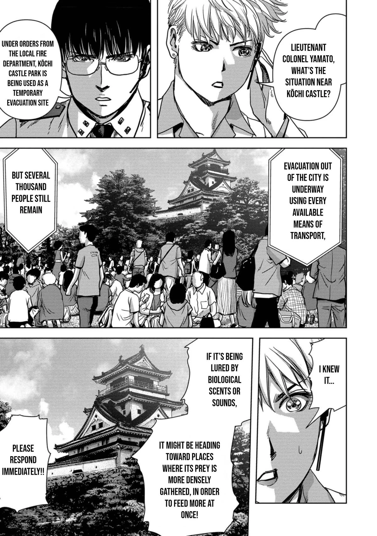 Read Kaijuu Jieitai chapter 35 image 55 on Lezhin
