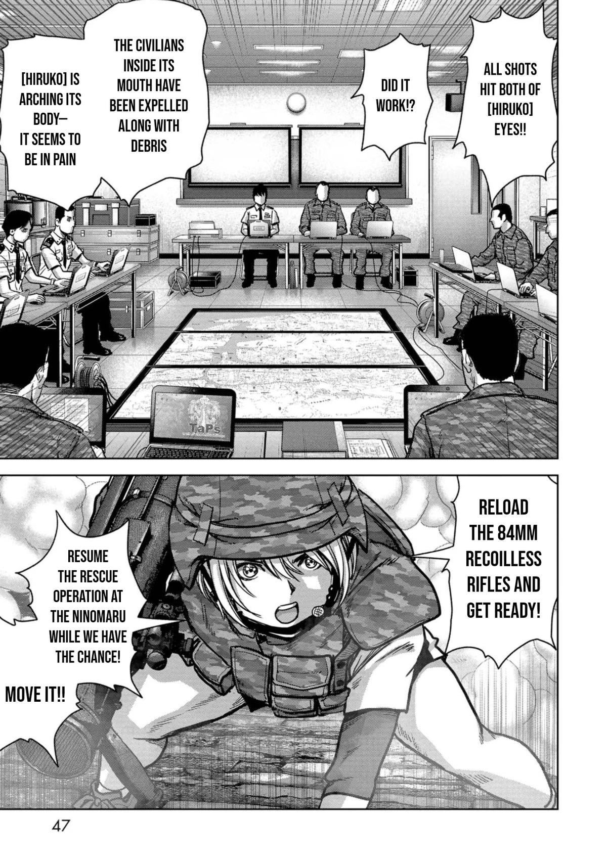 Read Kaijuu Jieitai chapter 37 image 44 on Lezhin