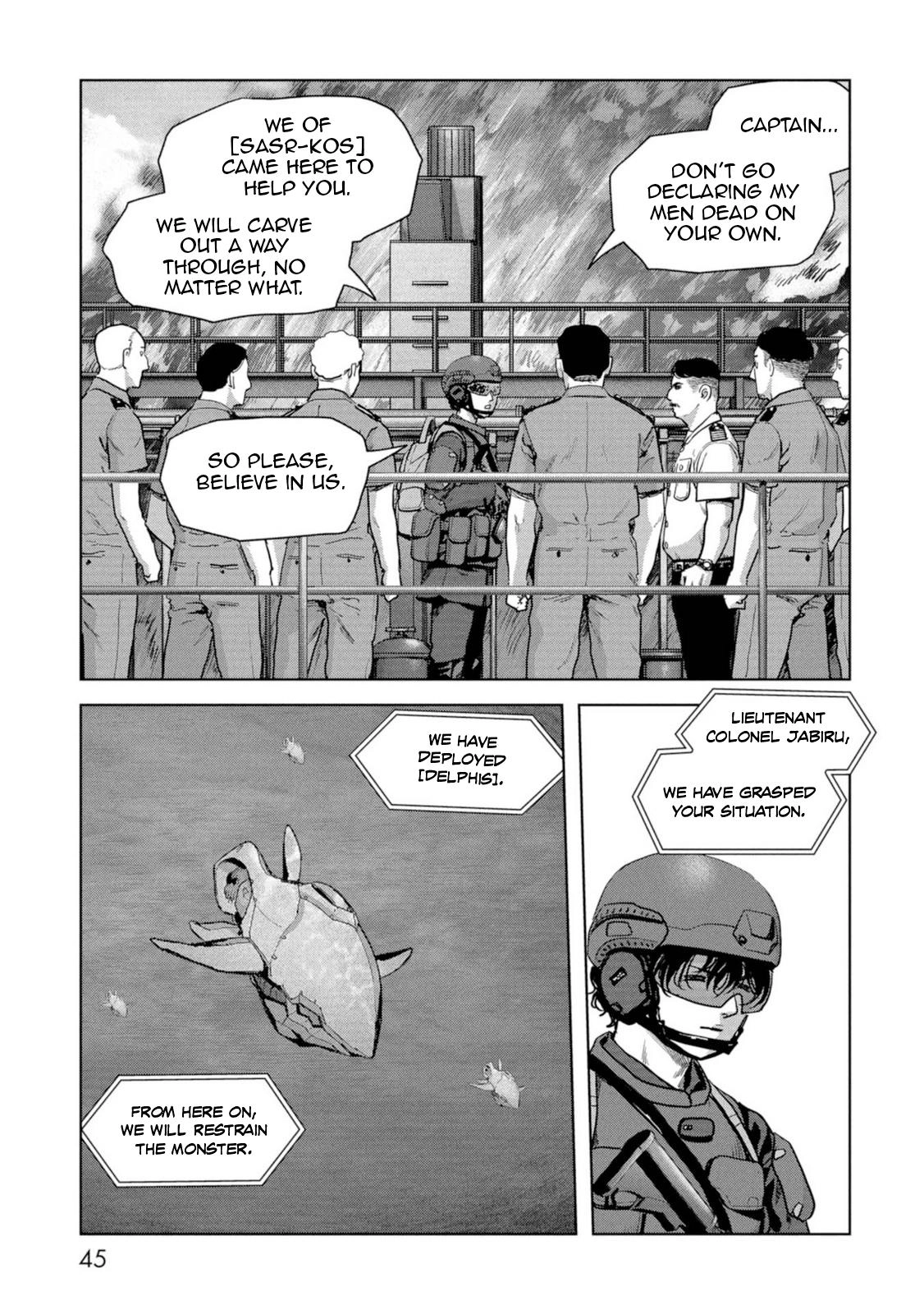 Read Kaijuu Jieitai chapter 61 image 46 on Lezhin