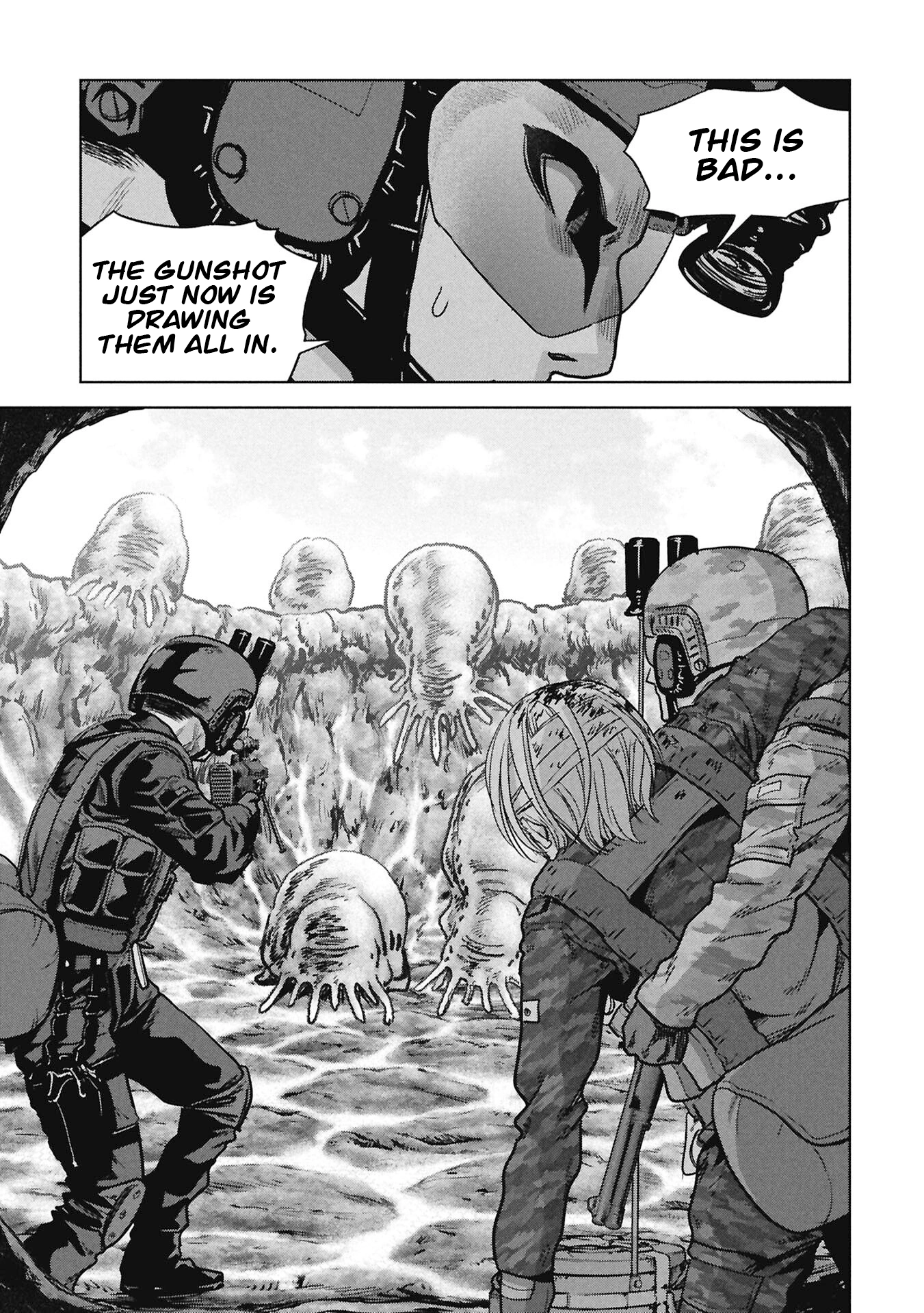 Read Kaijuu Jieitai chapter 68 image 75 on Lezhin
