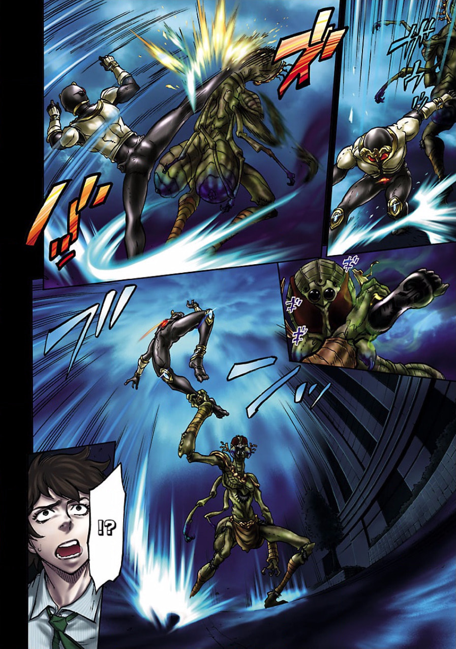 Read Kamen Rider Kuuga chapter 2 image 3 on Lezhin