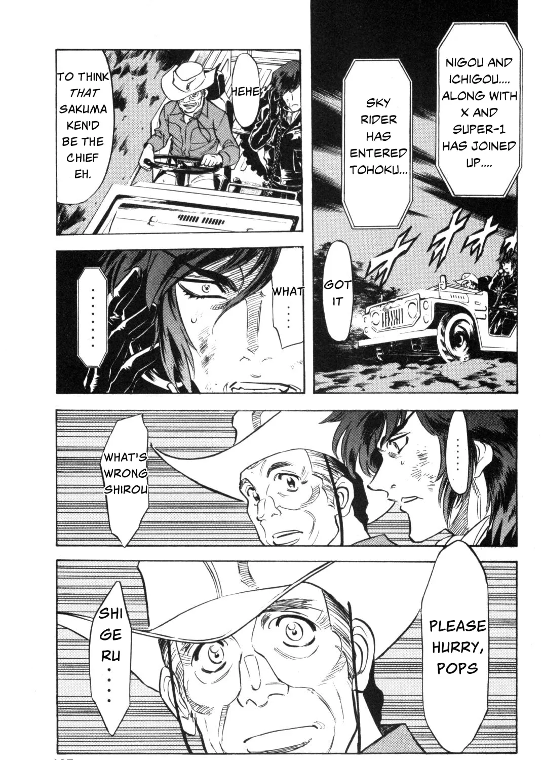 Read Kamen Rider SPIRITS chapter 90 image 108 on Lezhin