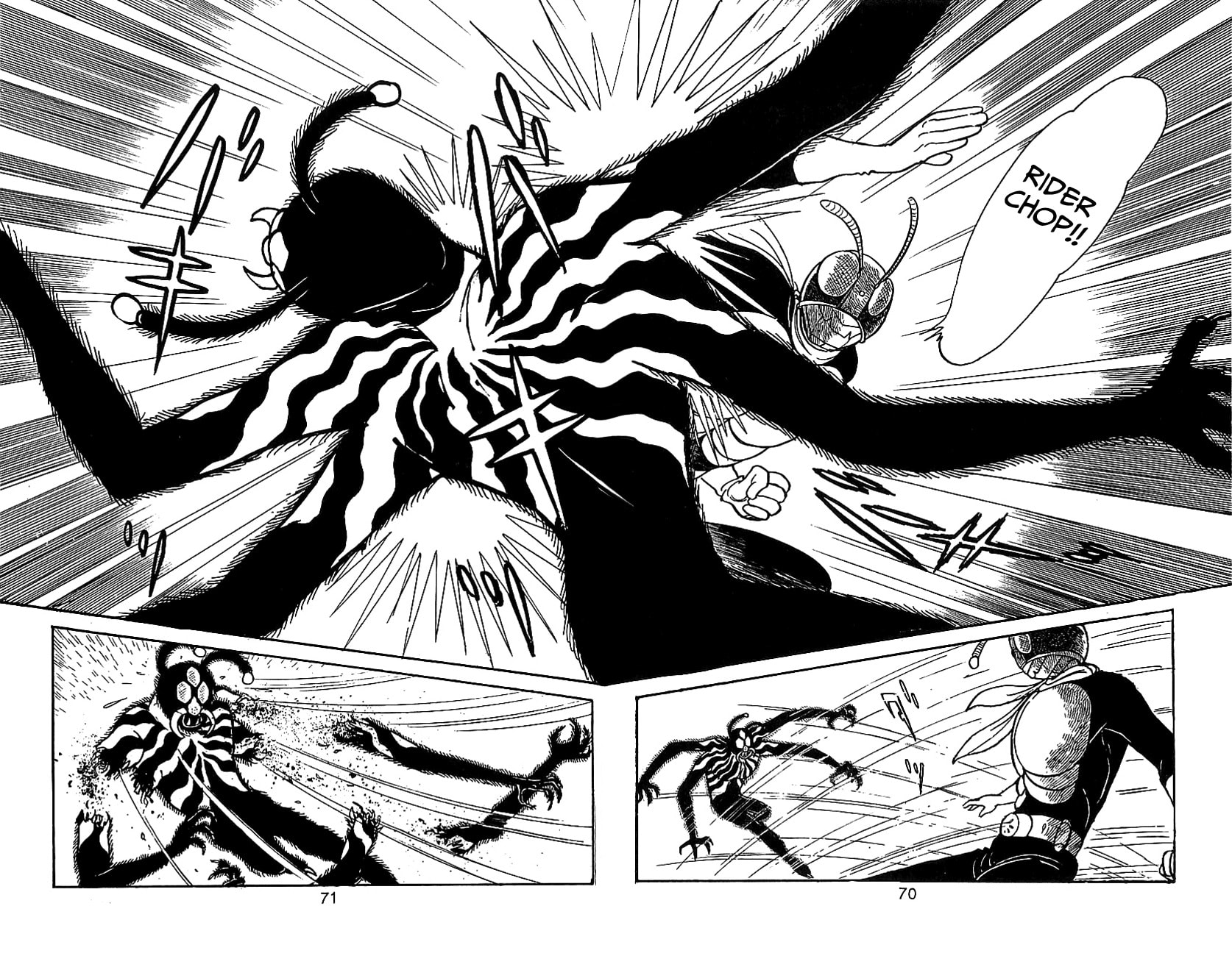 Read Kamen Rider chapter 0 image 66 on Lezhin