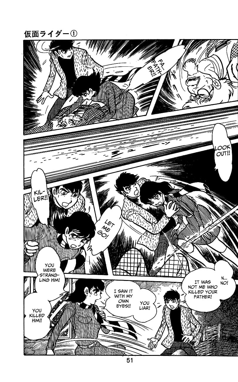 Read Kamen Rider chapter 1 image 48 on Lezhin