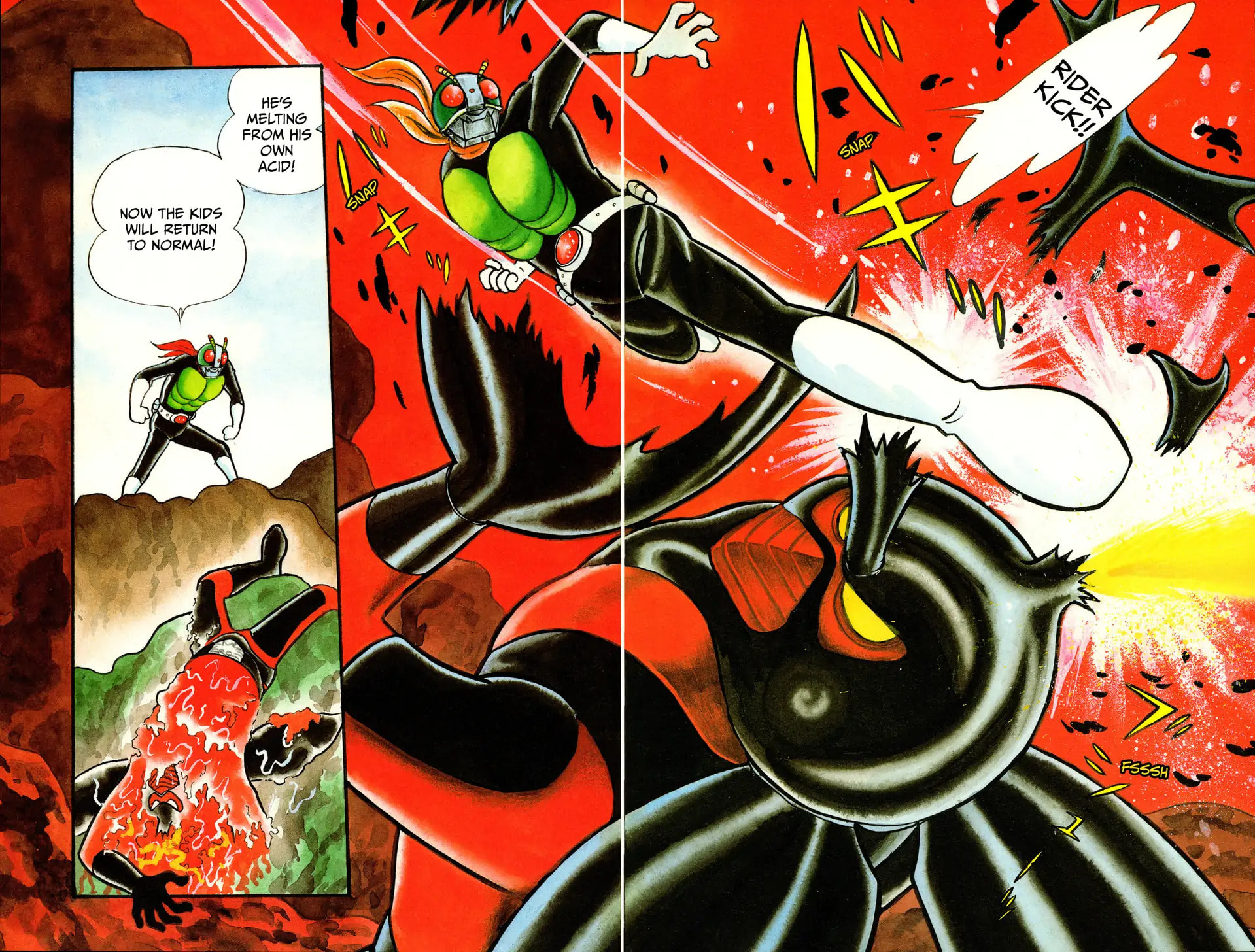 Read Kamen Rider chapter 8 image 12 on Lezhin