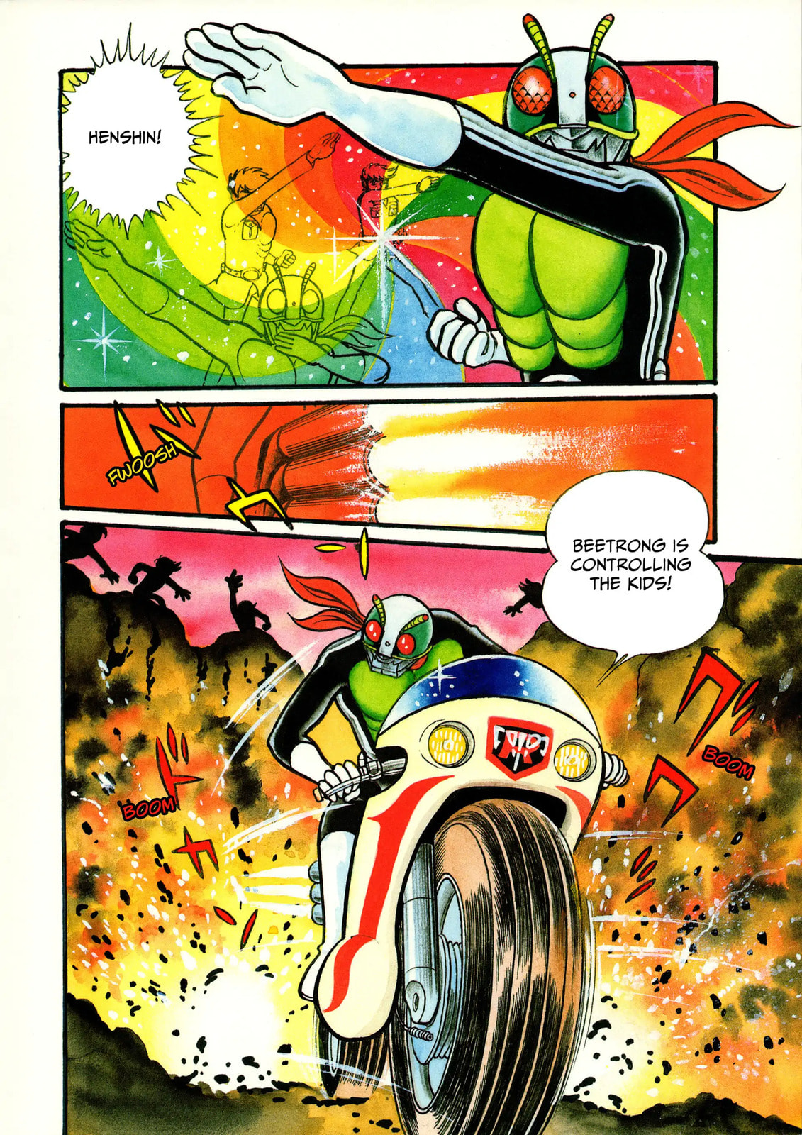 Read Kamen Rider chapter 8 image 8 on Lezhin