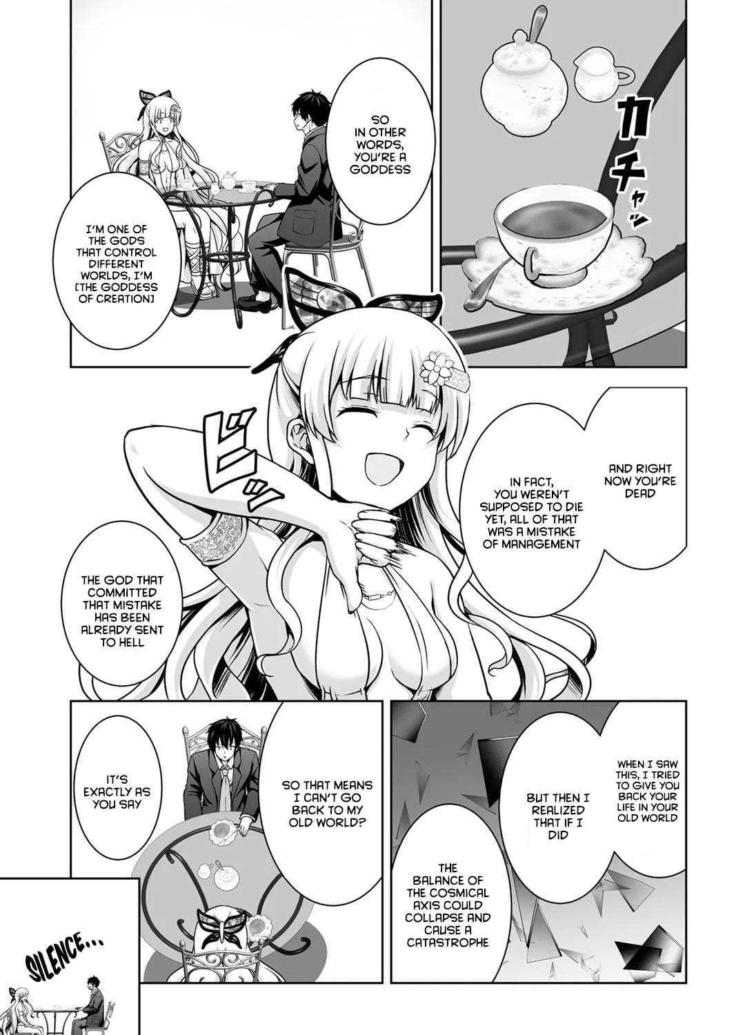 Kami no Techigai de Shindara Zumi de Isekai ni Hourikomare Mashita Chapter 1 page 13 - 
