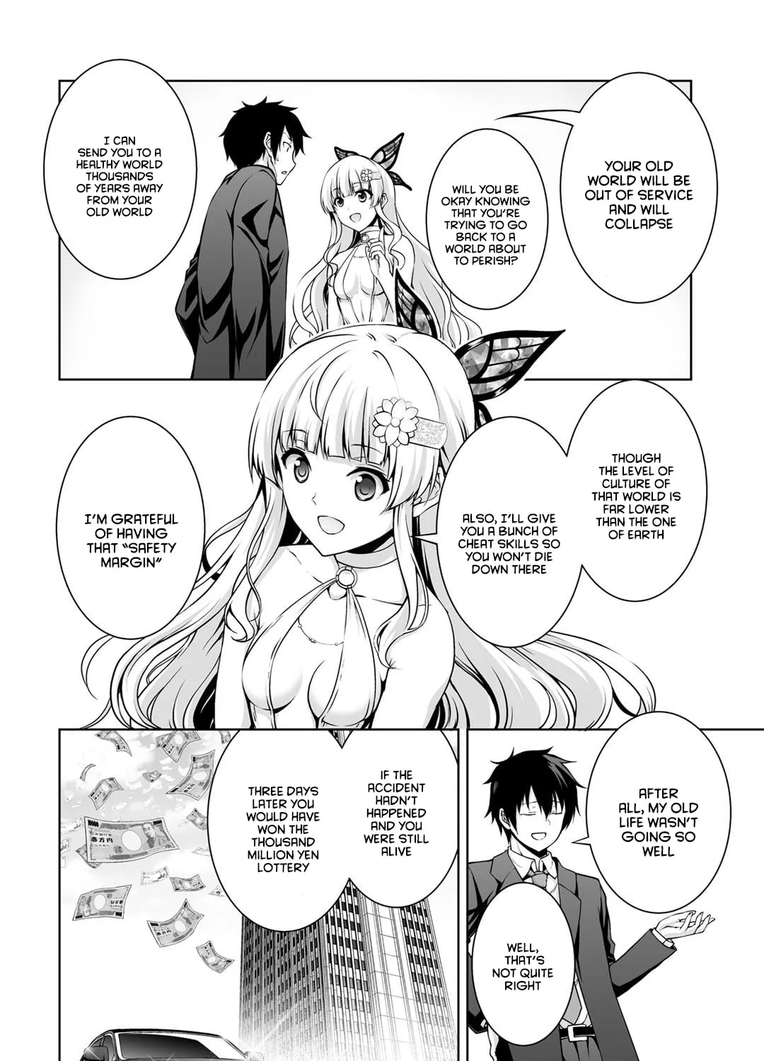 Kami no Techigai de Shindara Zumi de Isekai ni Hourikomare Mashita Chapter 1 page 19 - 