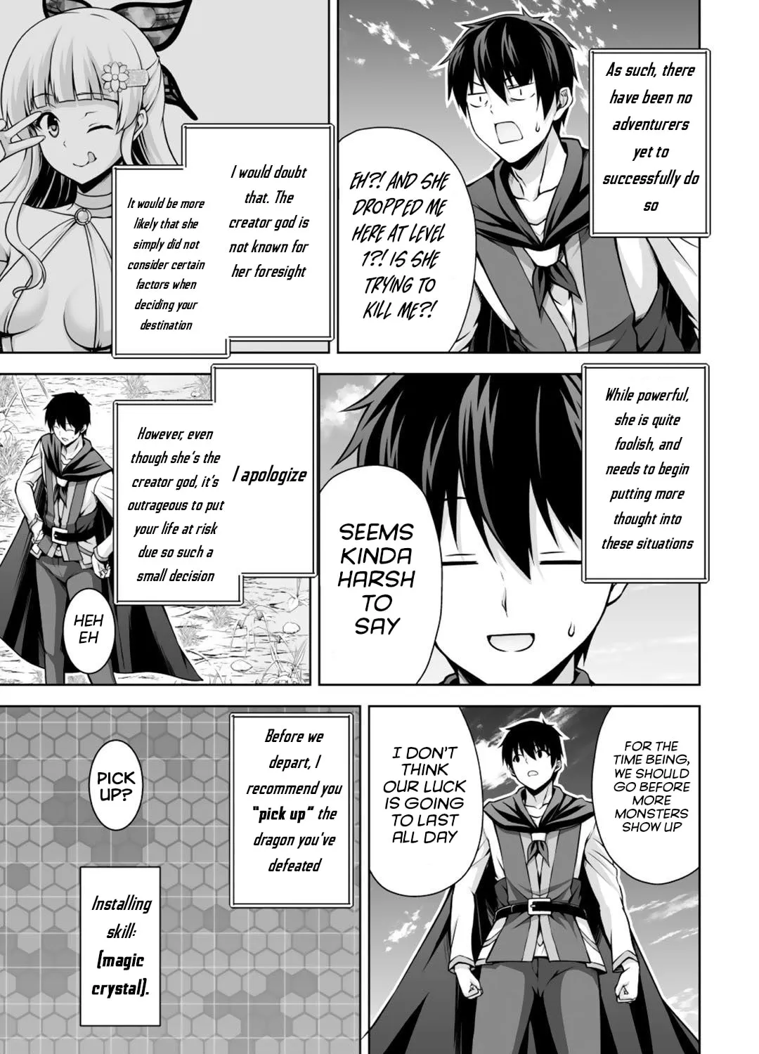 Kami no Techigai de Shindara Zumi de Isekai ni Hourikomare Mashita Chapter 3 page 30 - 