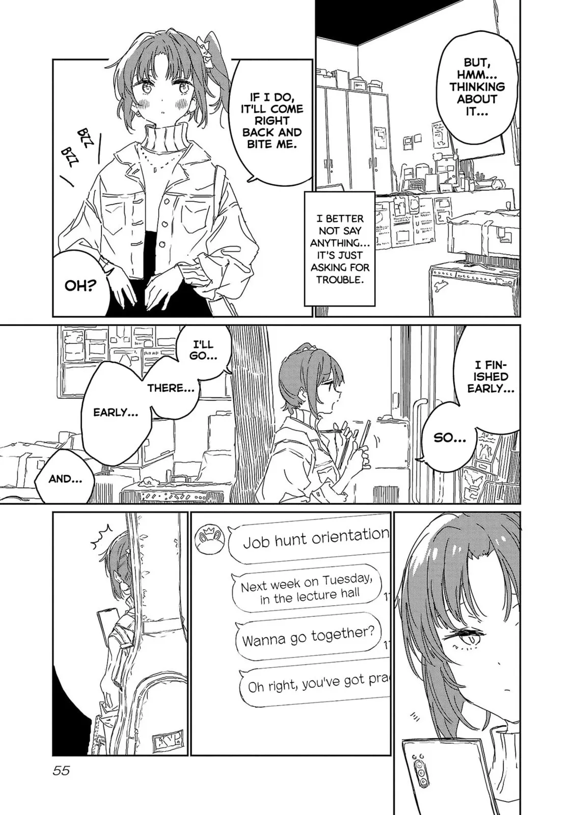 Read Kamiina Botan Fully Blossoms When Drunk chapter 22 image 2 on Lezhin
