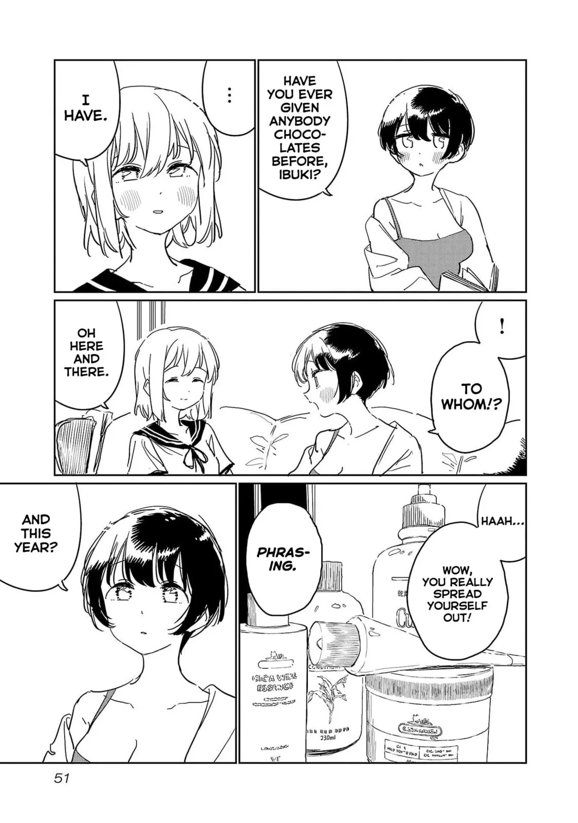 Read Kamiina Botan Fully Blossoms When Drunk chapter 42 image 4 on Lezhin
