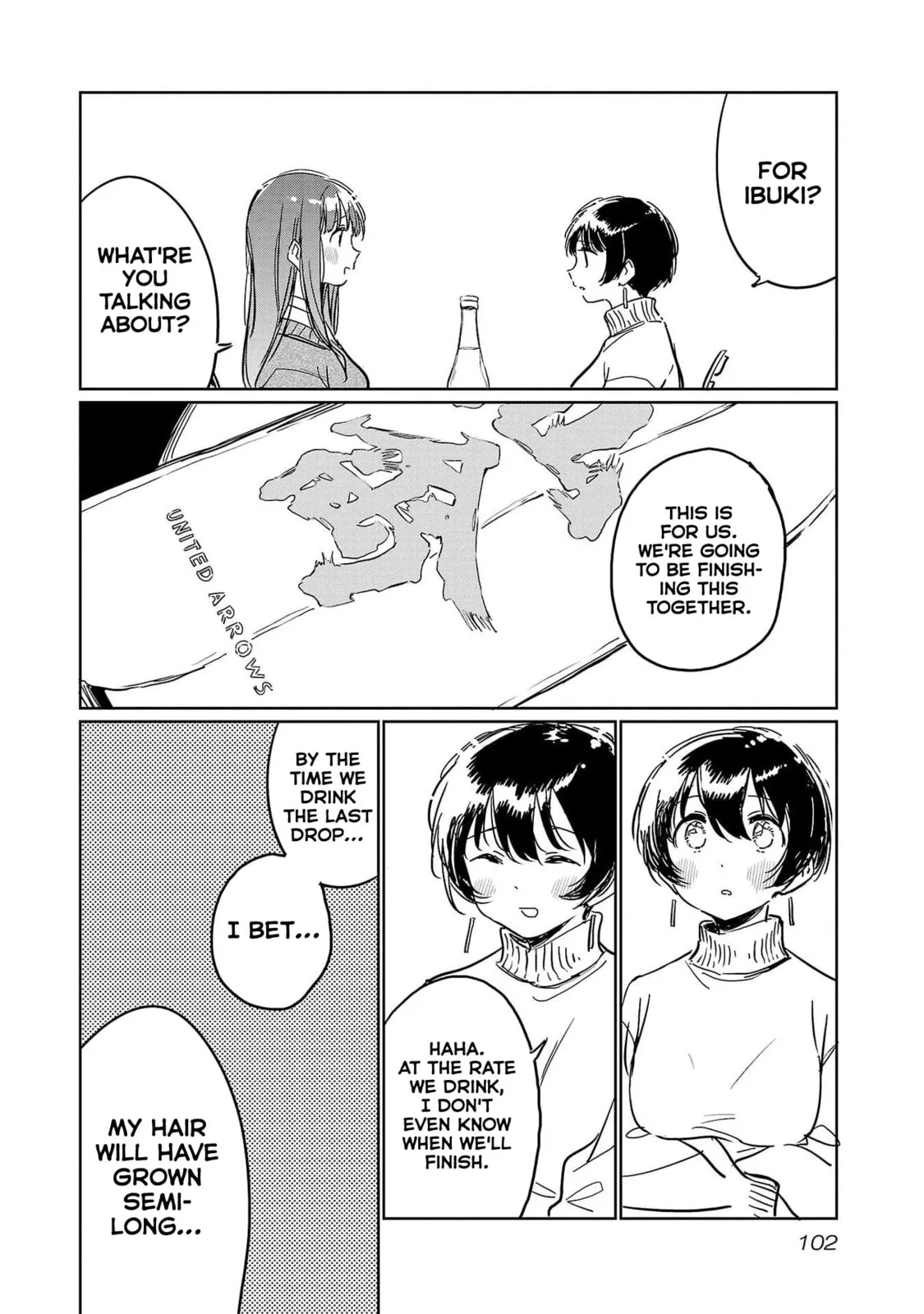 Read Kamiina Botan Fully Blossoms When Drunk chapter 46 image 9 on Lezhin