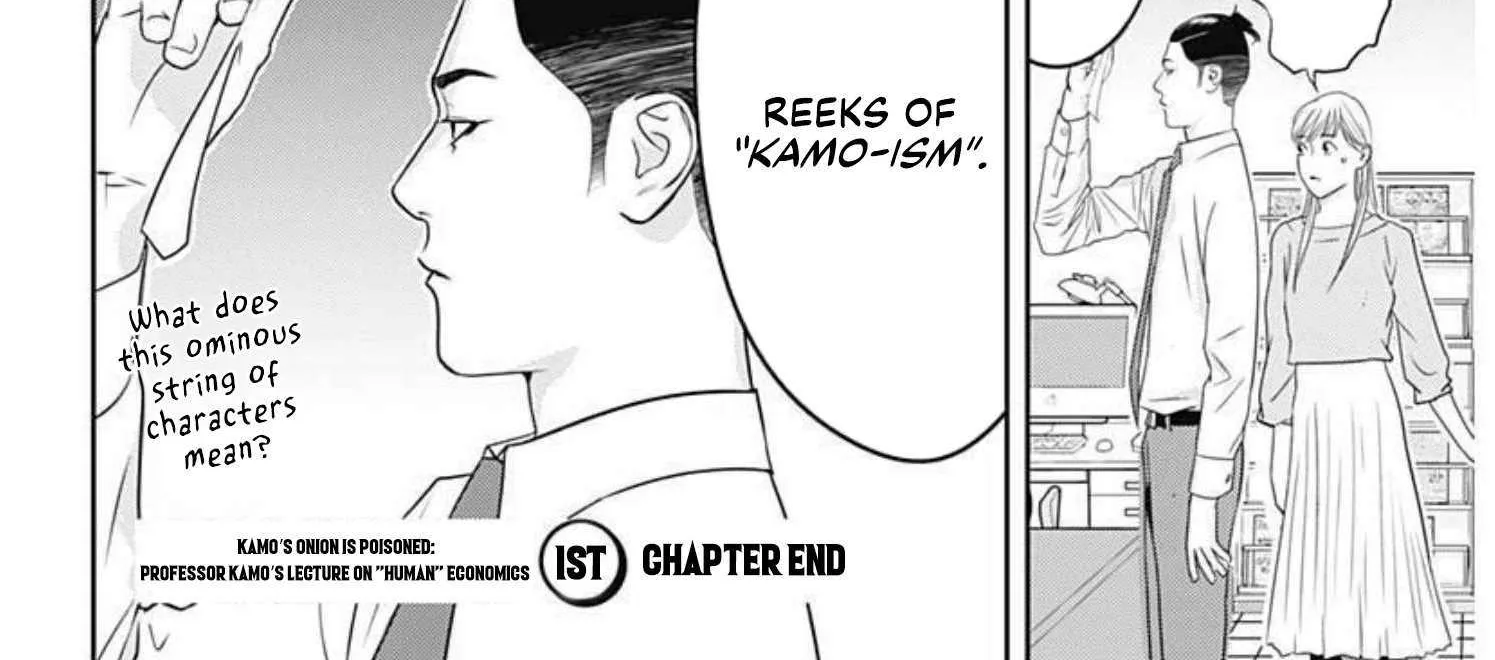 Kamo's Onion is Poisoned: Prof. Kamo's Lecture on Chapter 1 page 112 - 