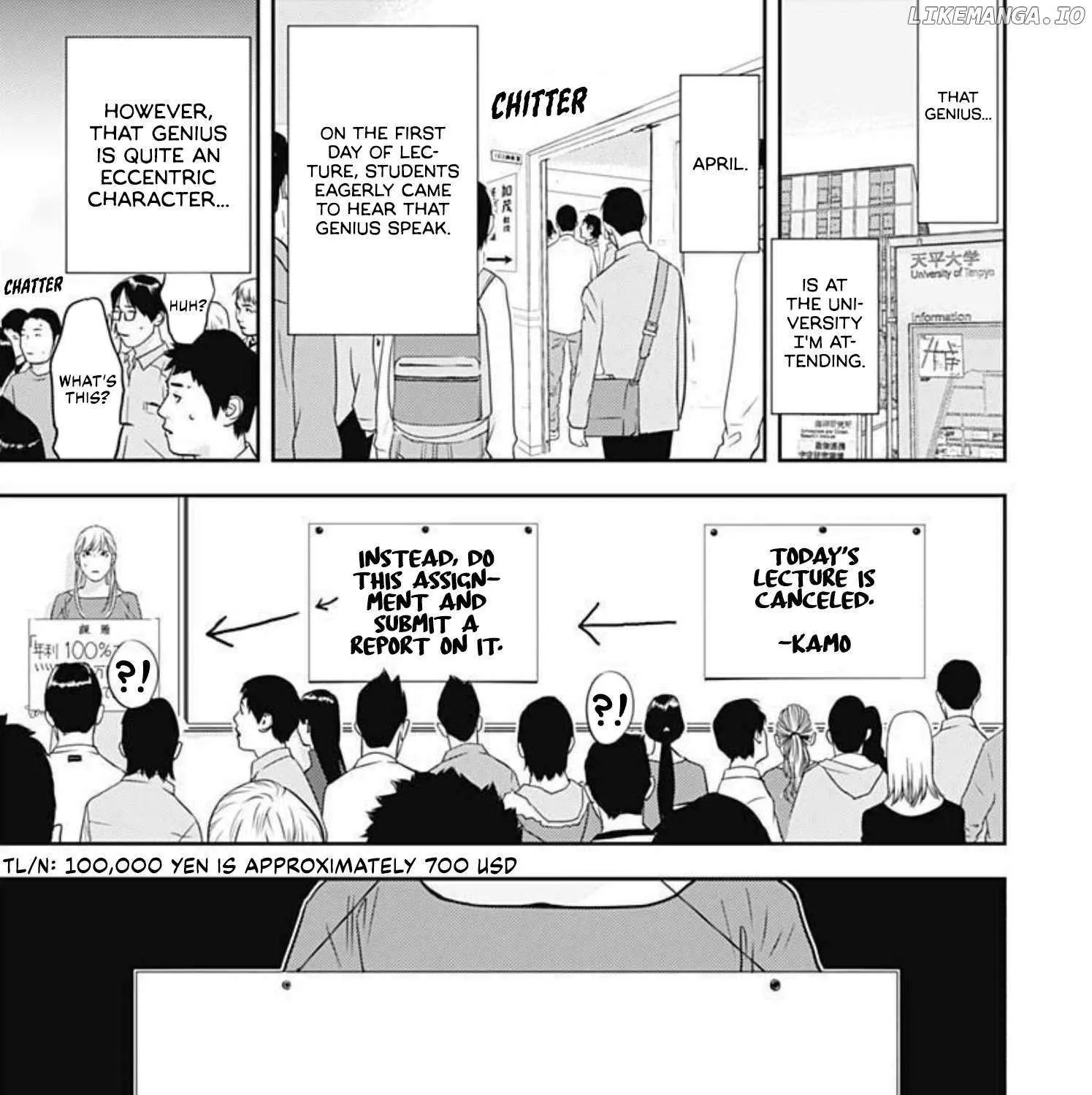 Kamo's Onion is Poisoned: Prof. Kamo's Lecture on Chapter 1 page 5 - 