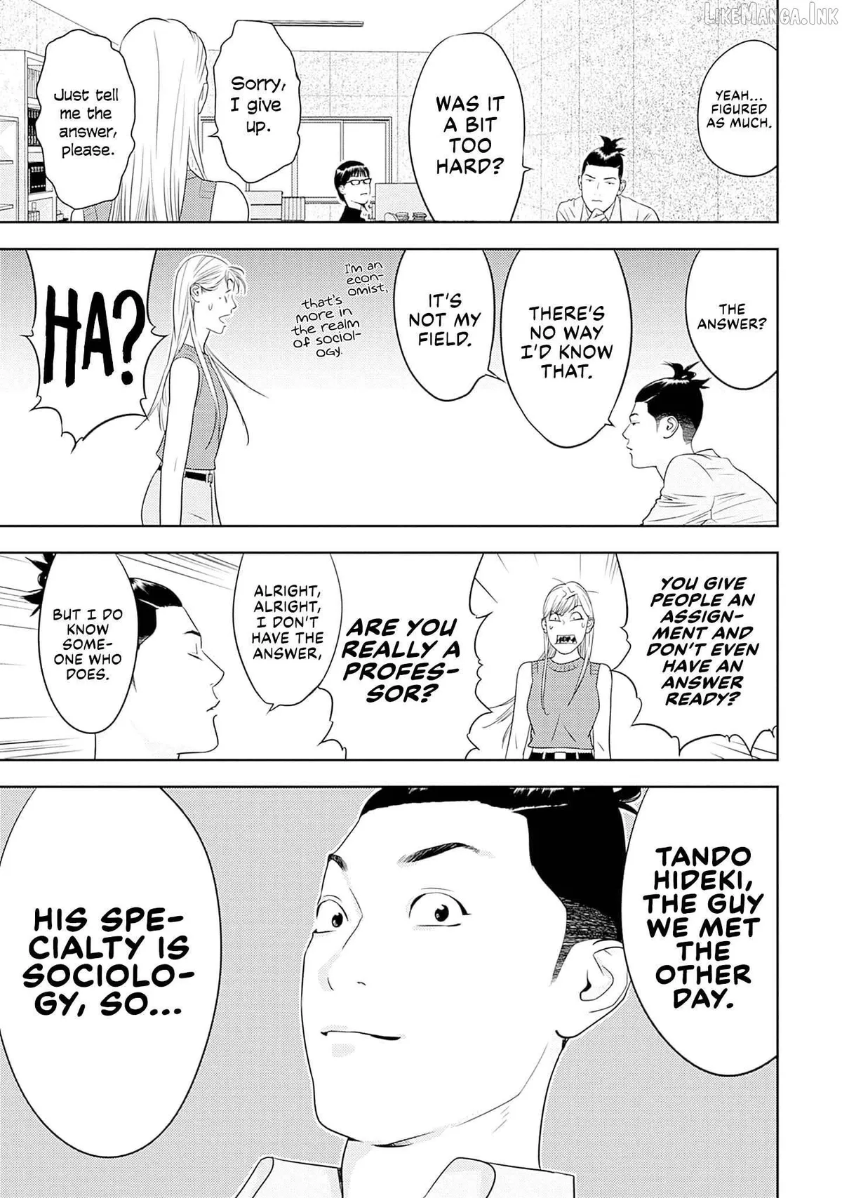 Kamo's Onion is Poisoned: Prof. Kamo's Lecture on Chapter 33 page 9 - 