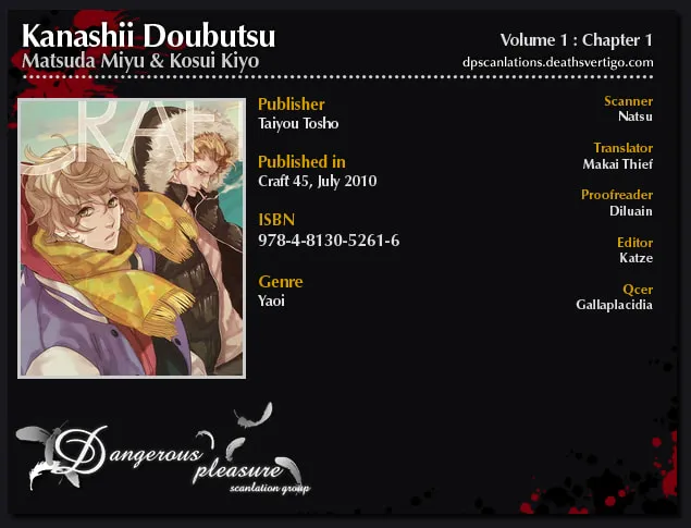 Read Kanashii Doubutsu chapter 1 image 1 on Lezhin