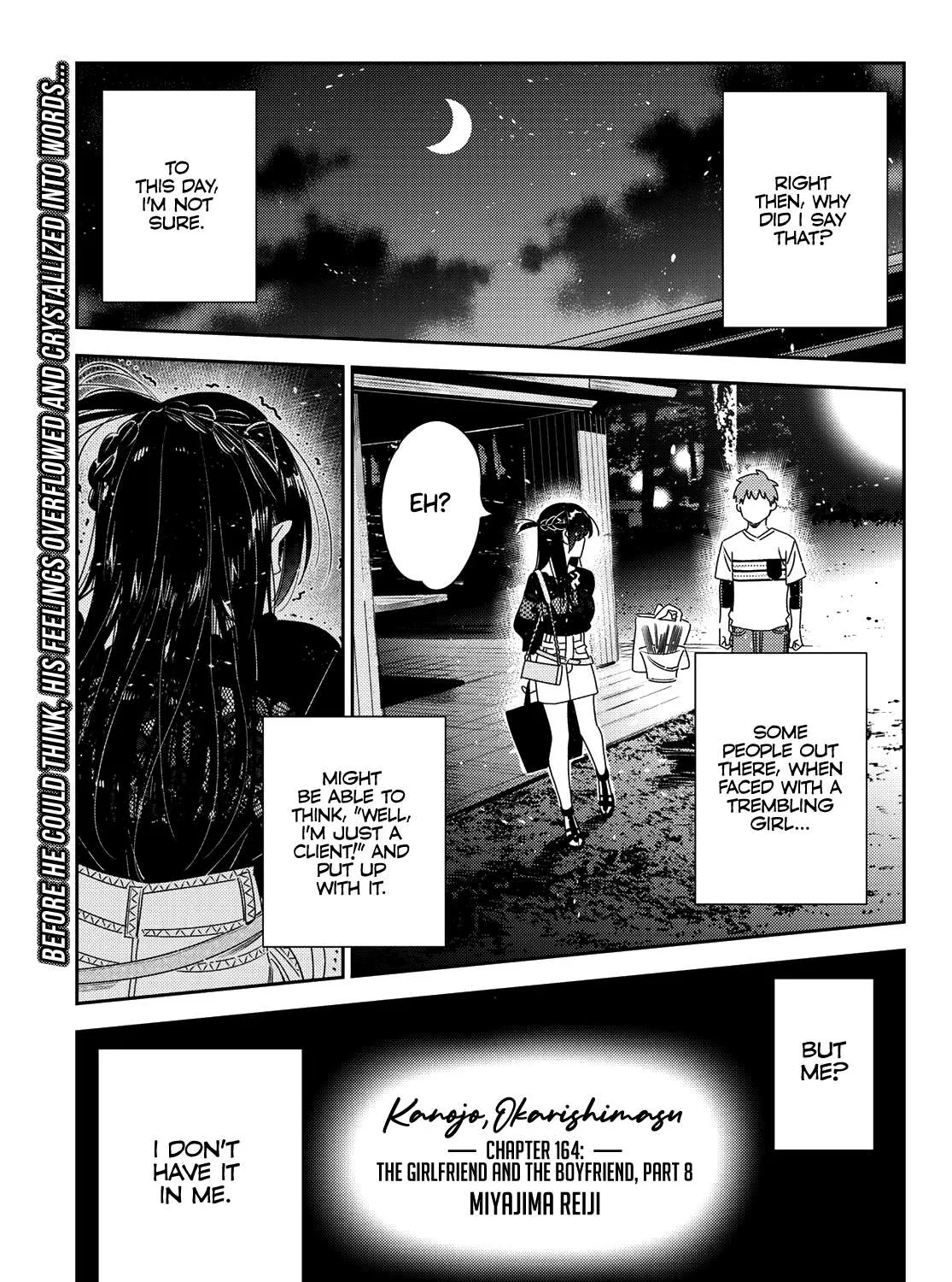 Read Kanojo, Okarishimasu chapter 164 image 1 on Lezhin