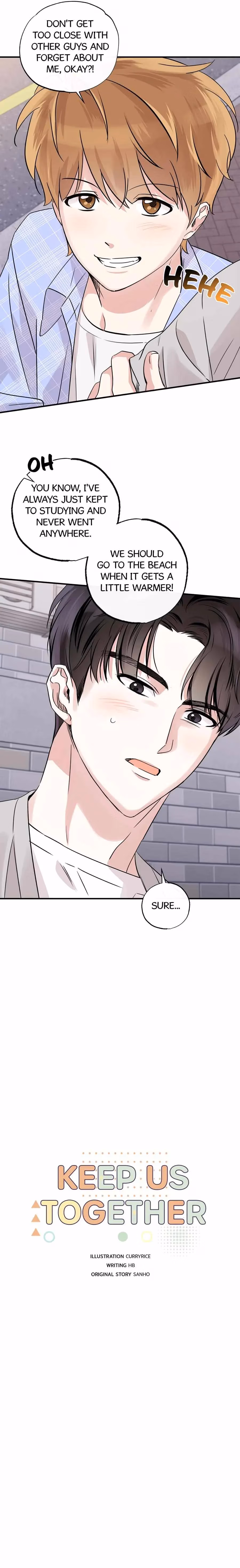 Read Keep Us Together chapter 14 image 3 on Lezhin