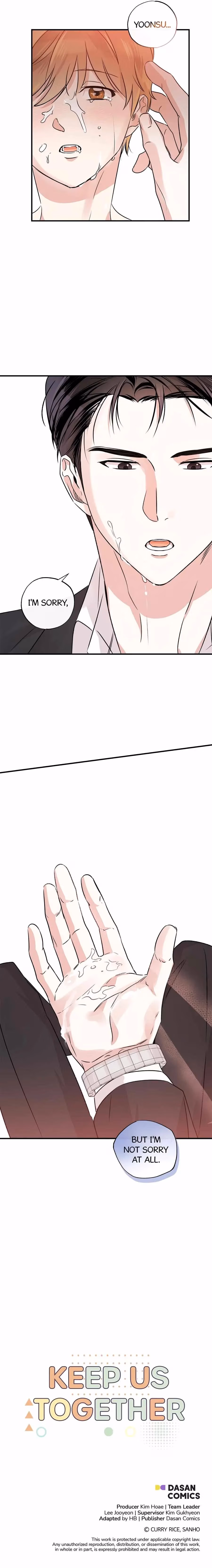 Read Keep Us Together chapter 19 image 20 on Lezhin