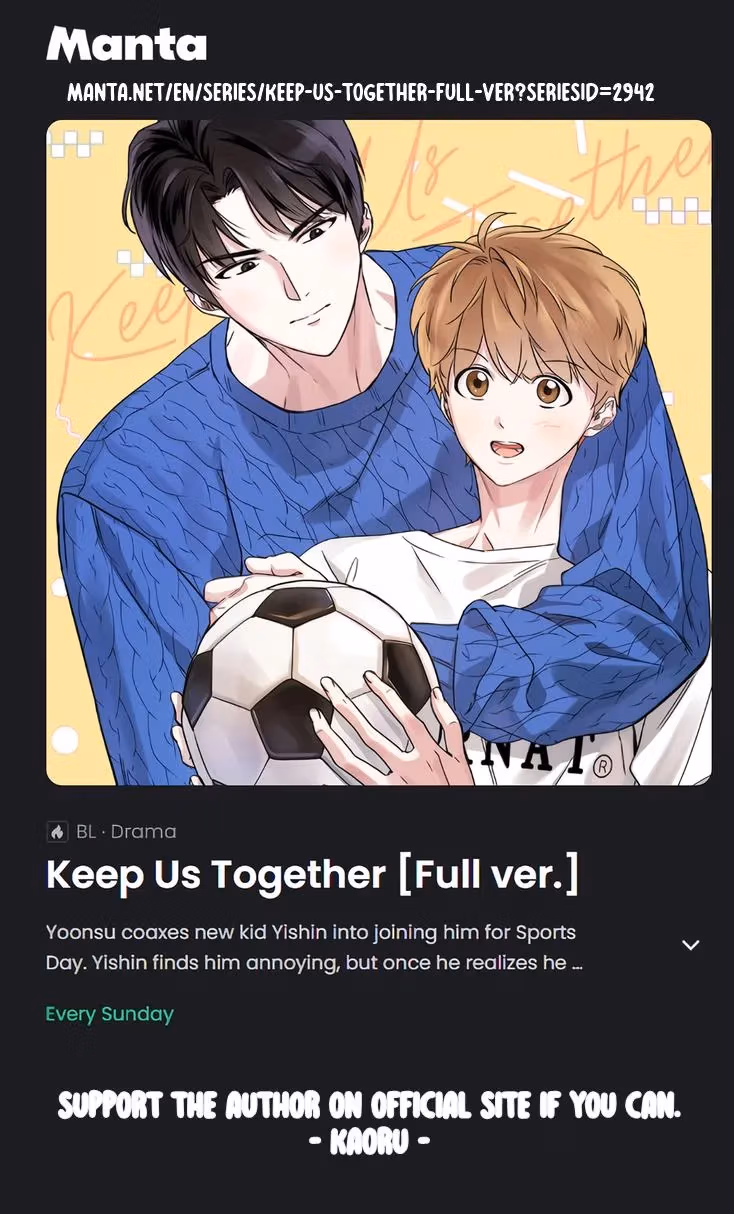 Read Keep Us Together chapter 21 image 20 on Lezhin