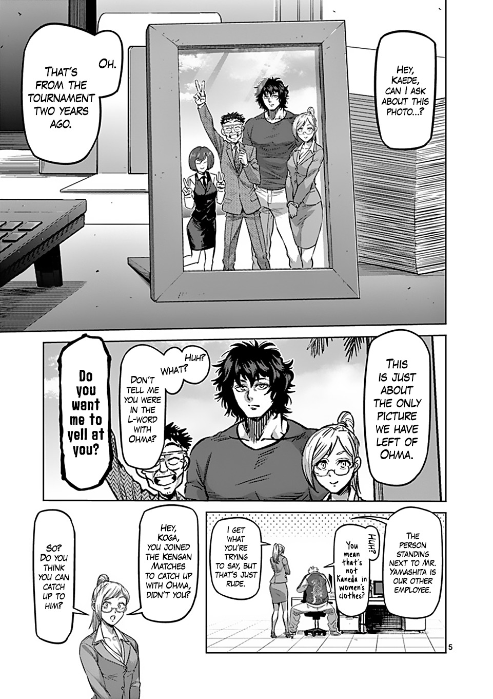 Read Kengan Omega chapter 326.1 image 4 on Lezhin