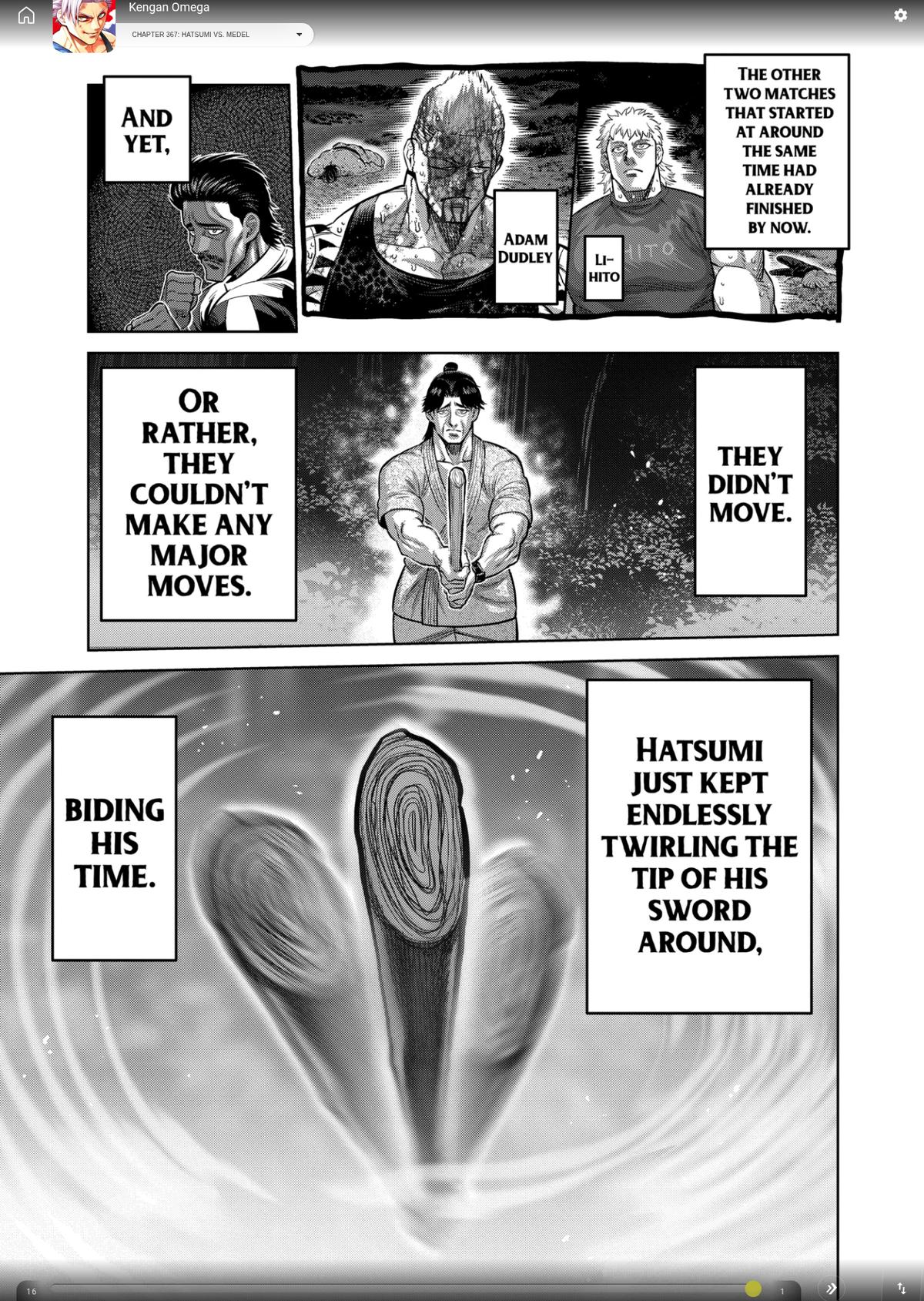 Kengan Omega Chapter 367 page 6 - 