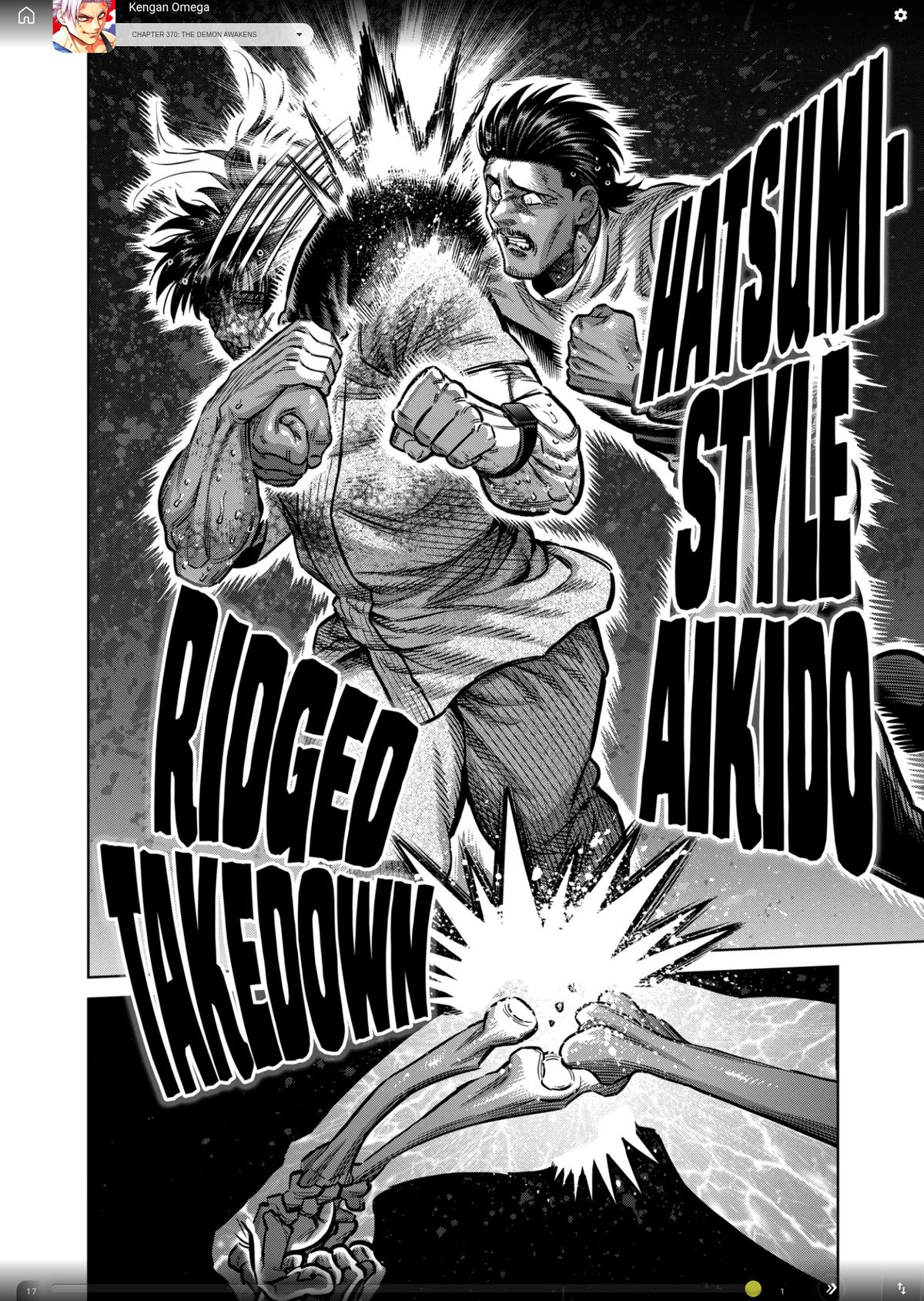 Read Kengan Omega chapter 370 image 1 on Lezhin