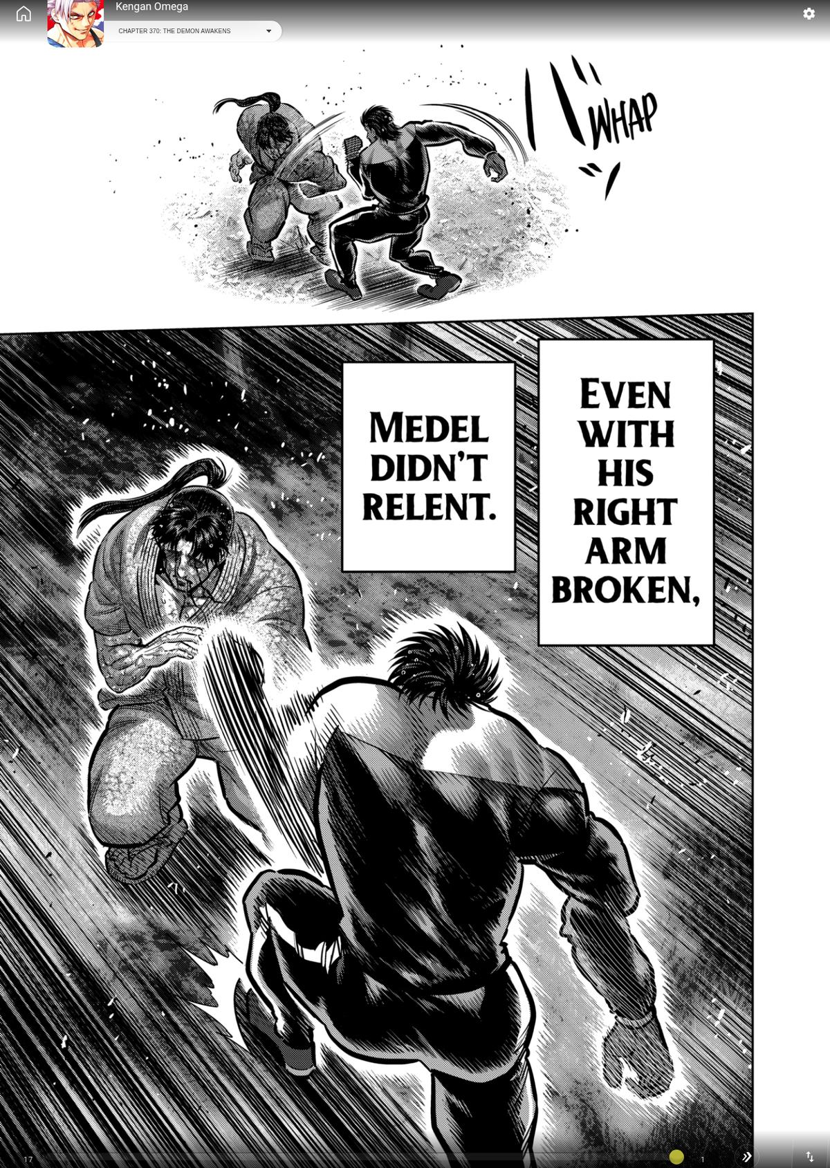 Read Kengan Omega chapter 370 image 2 on Lezhin