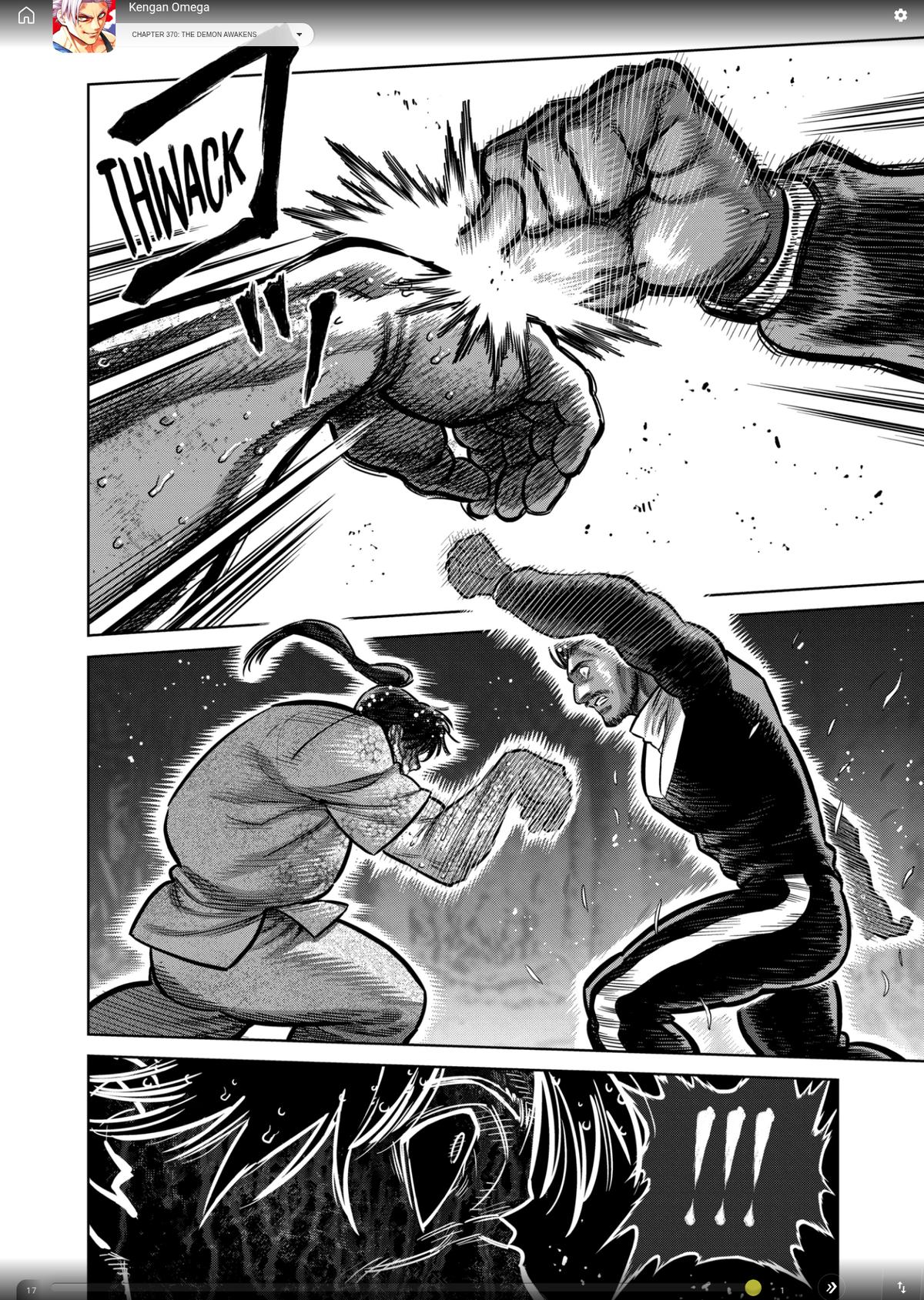 Read Kengan Omega chapter 370 image 3 on Lezhin