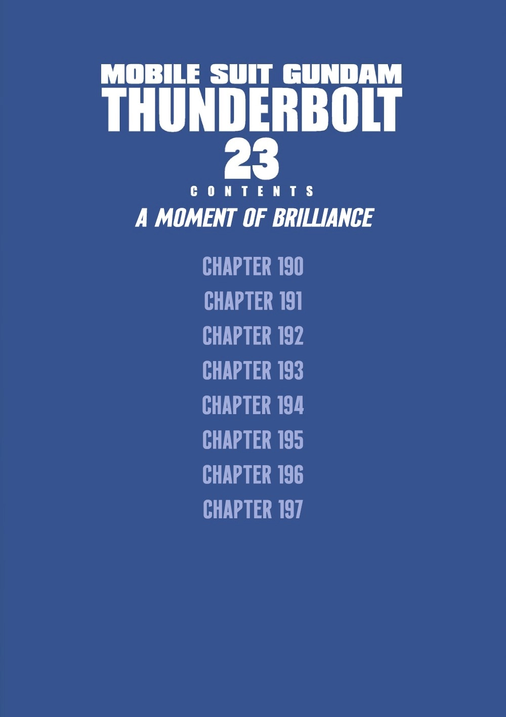 Kidou Senshi Gundam Thunderbolt Chapter 190 page 6 - 