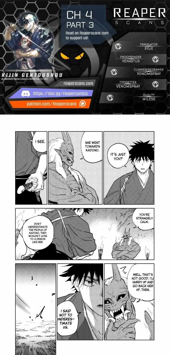 Read Kijin Gentoushou chapter 4.3 image 1 on Lezhin