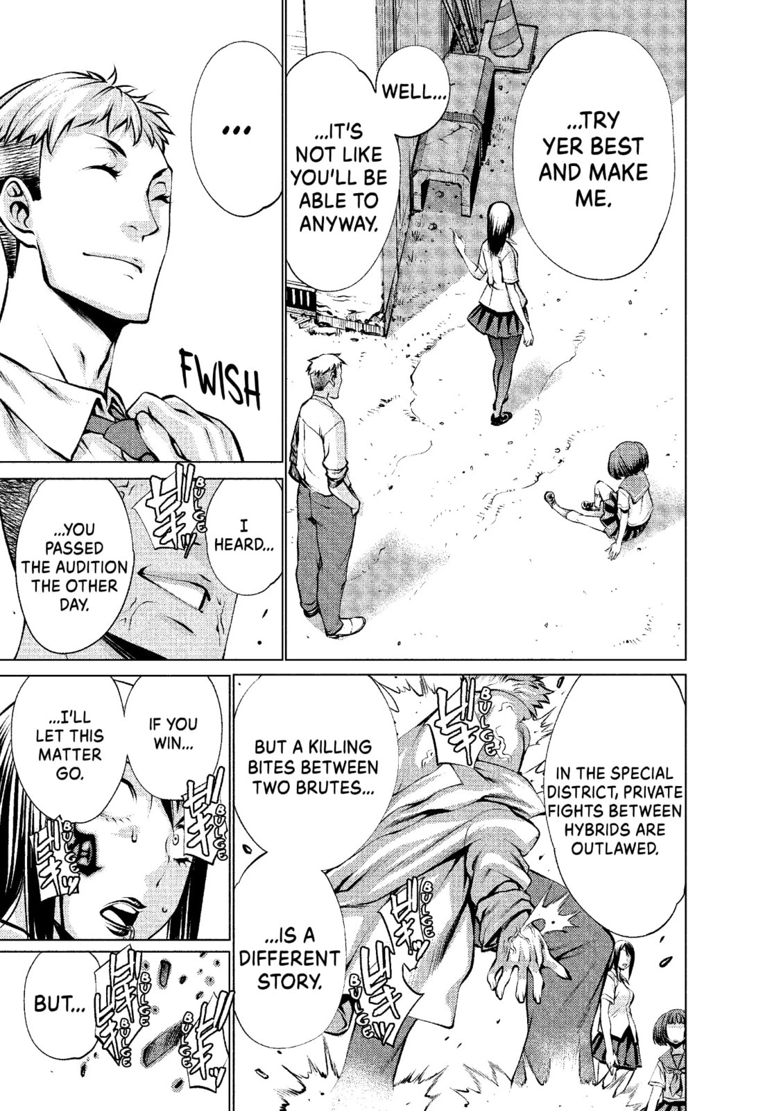 Read Killing Bites chapter 1.2 image 2 on Lezhin