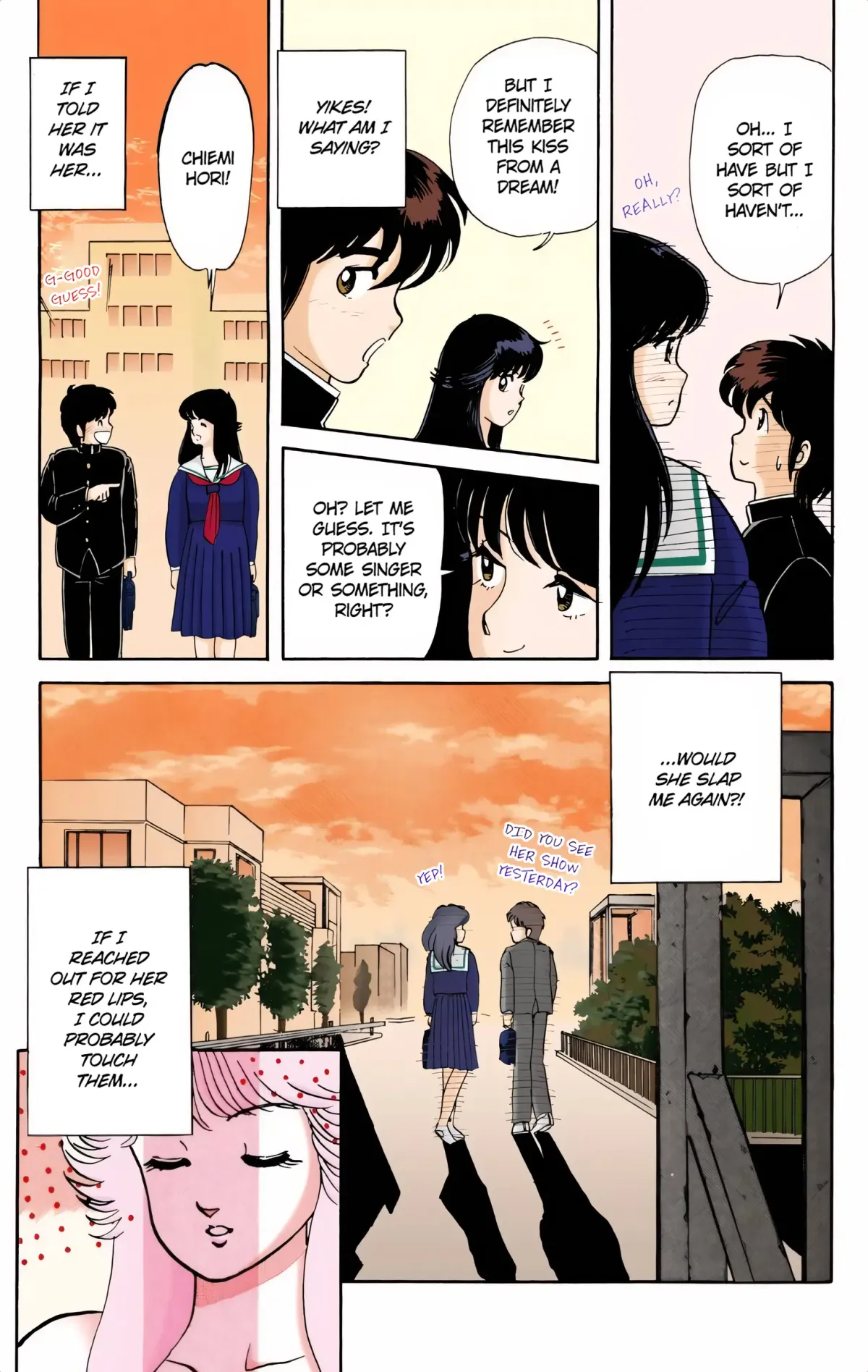 Read Kimagure Orange Road (Official Colored) chapter 3 image 20 on Lezhin