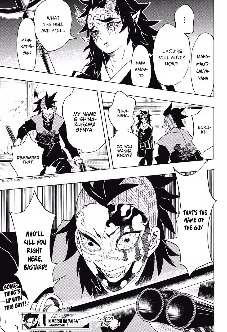 Read Kimetsu no Yaiba chapter 109 image 18 on Lezhin