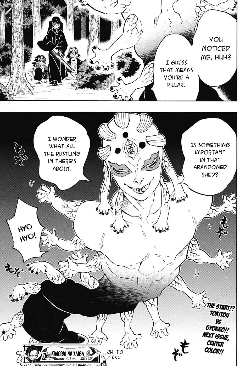 Read Kimetsu no Yaiba chapter 110 image 18 on Lezhin