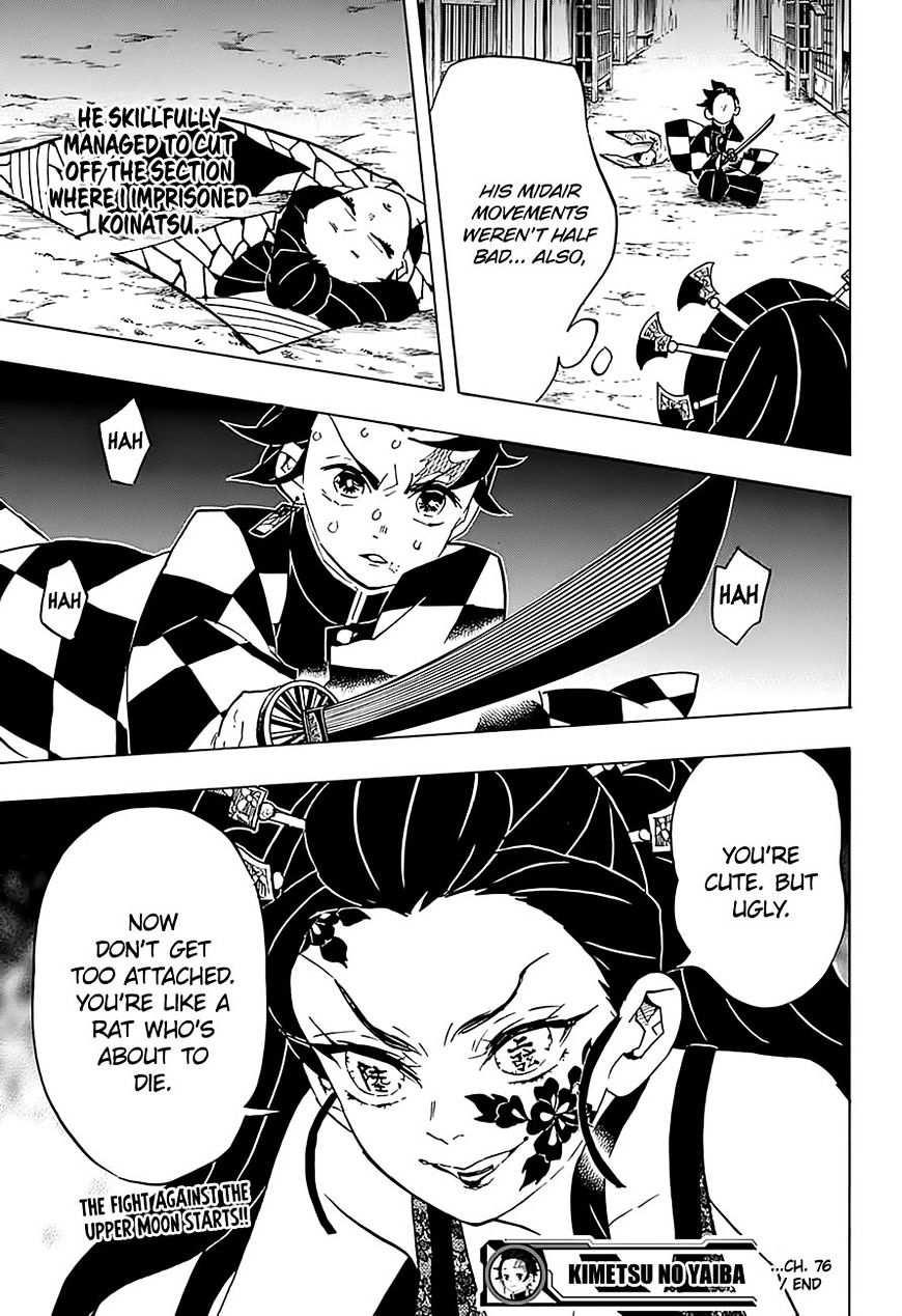 Read Kimetsu no Yaiba chapter 76 image 18 on Lezhin