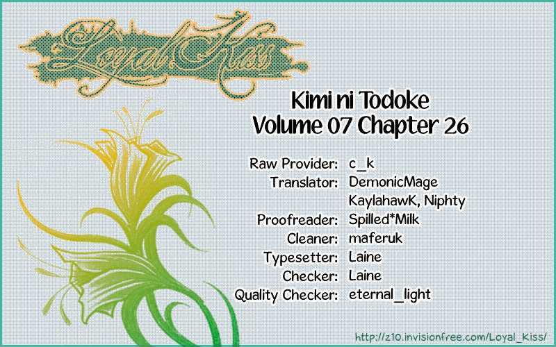 Read Kimi ni Todoke chapter 26 image 0 on Lezhin